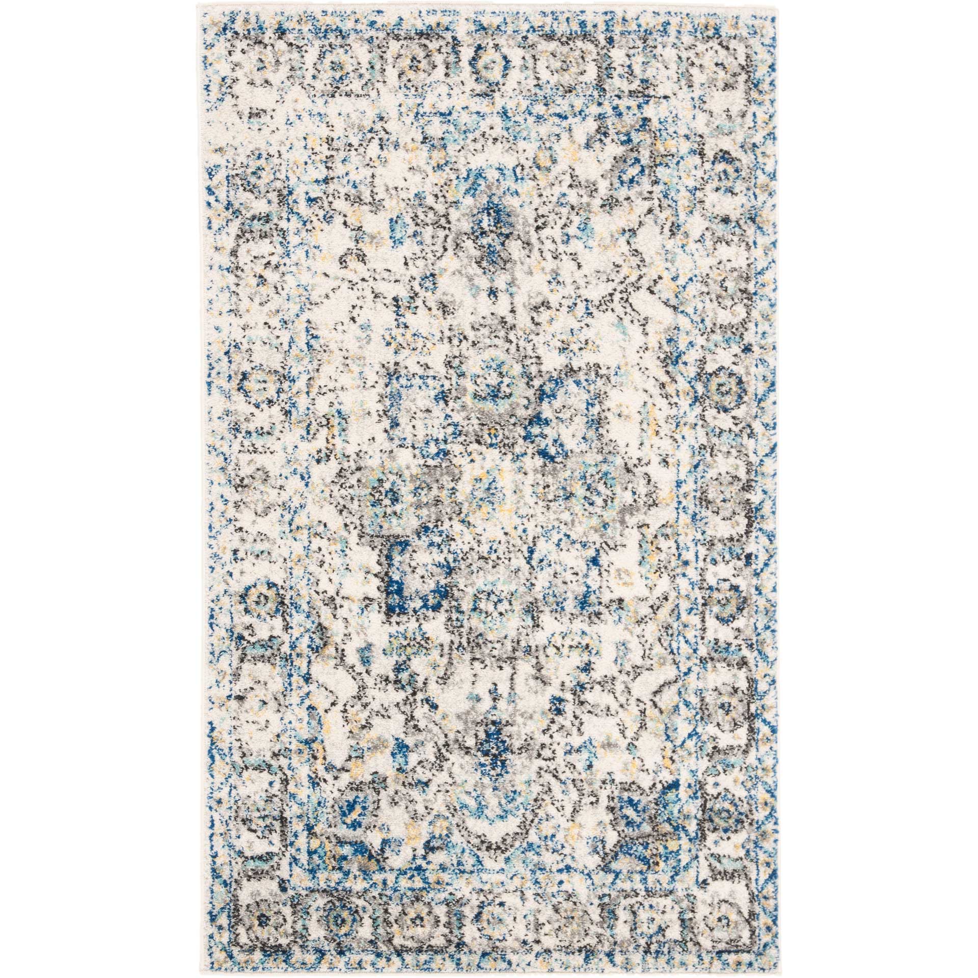 Madison Distressed Gray/Ivory Area Rug - Image 4