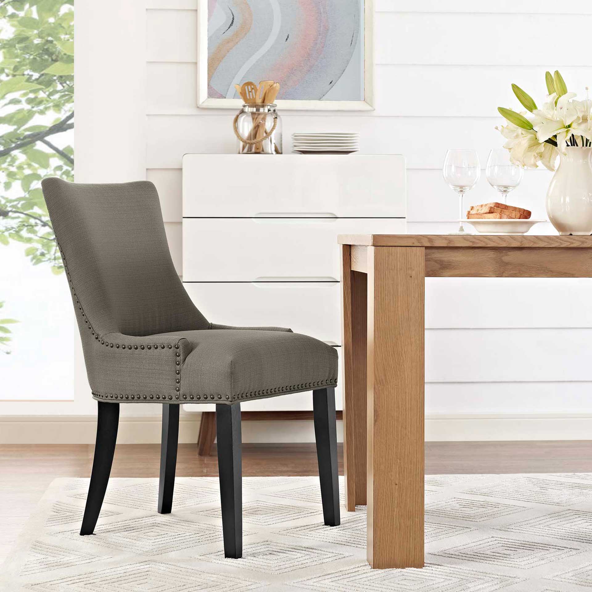 Madison Fabric Dining Chair Granite - Image 4