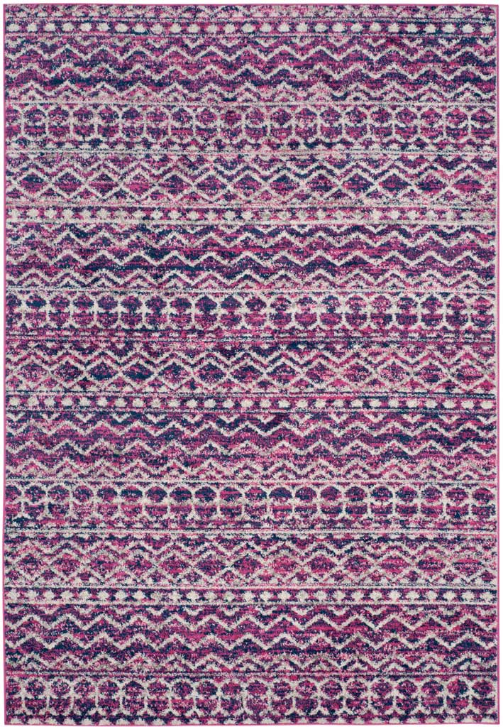 Madison Fuchsia/Navy Area Rug - Image 2