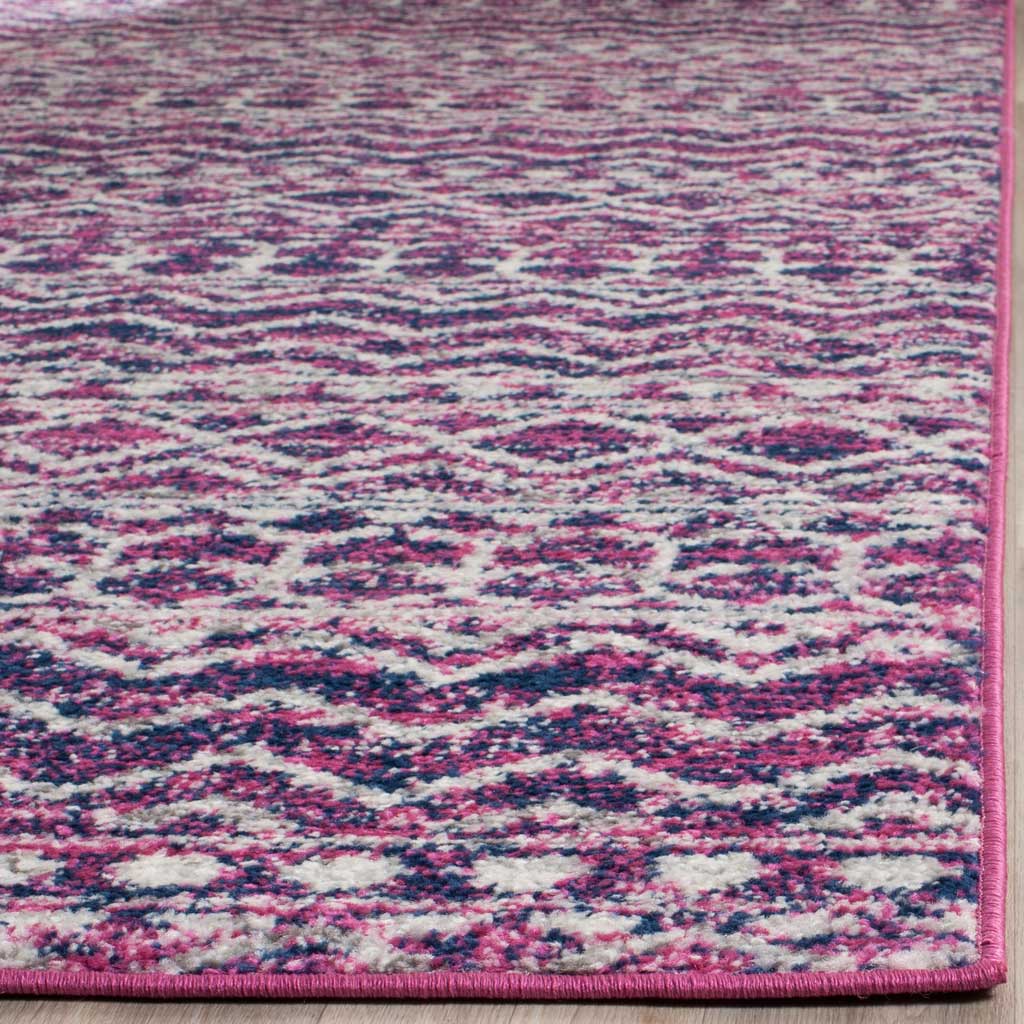 Madison Fuchsia/Navy Area Rug - Image 4