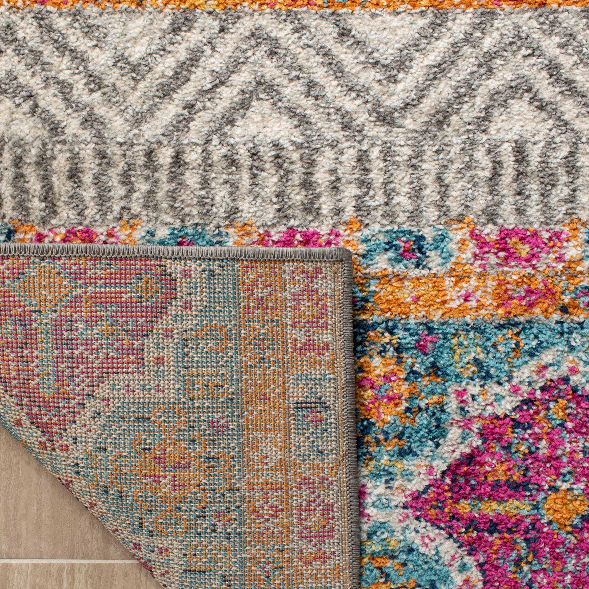 Madison Gray/Ivory Area Rug - Image 3
