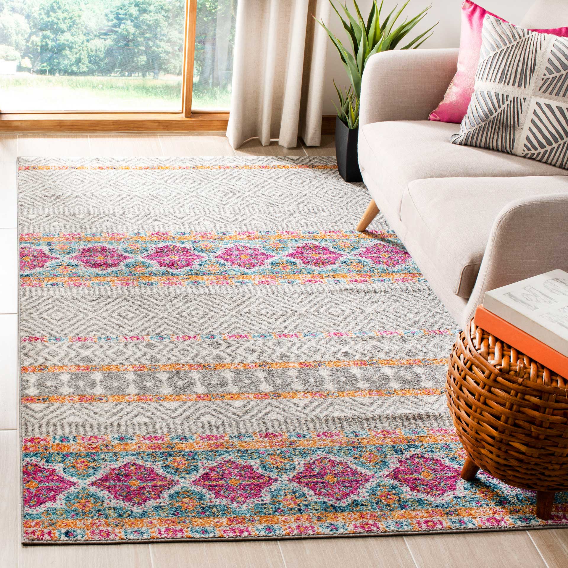 Madison Gray/Ivory Area Rug - Image 4