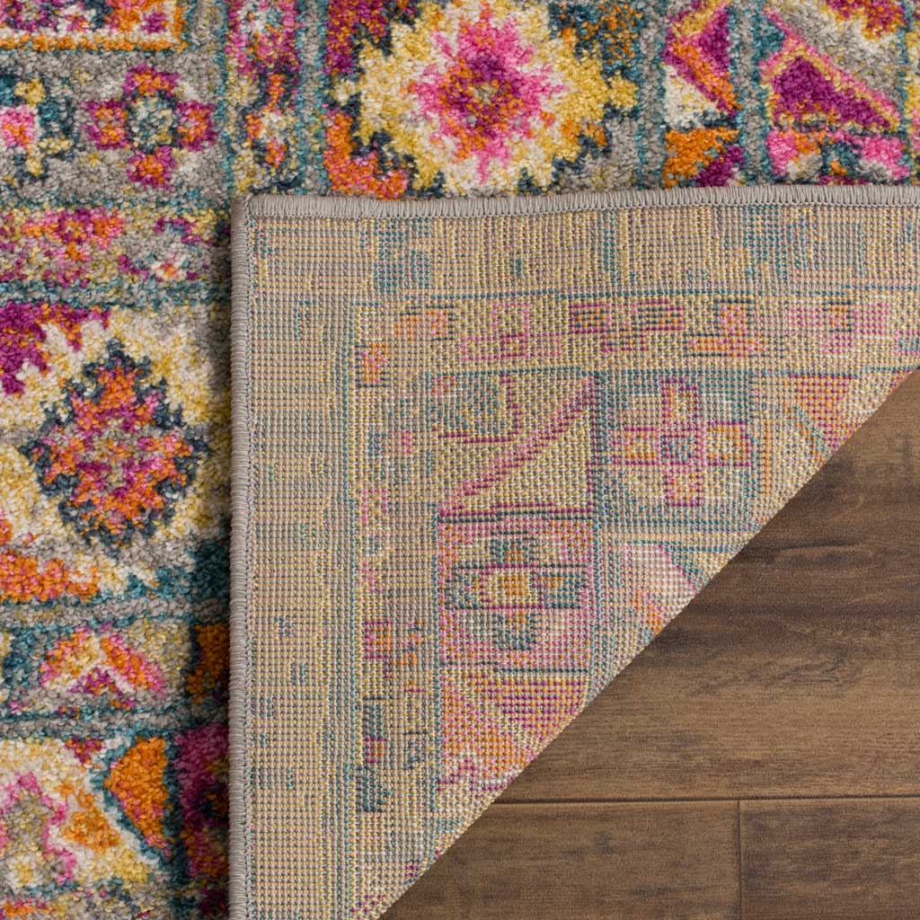 Madison Light Gray/Fuchsia Area Rug - Image 5