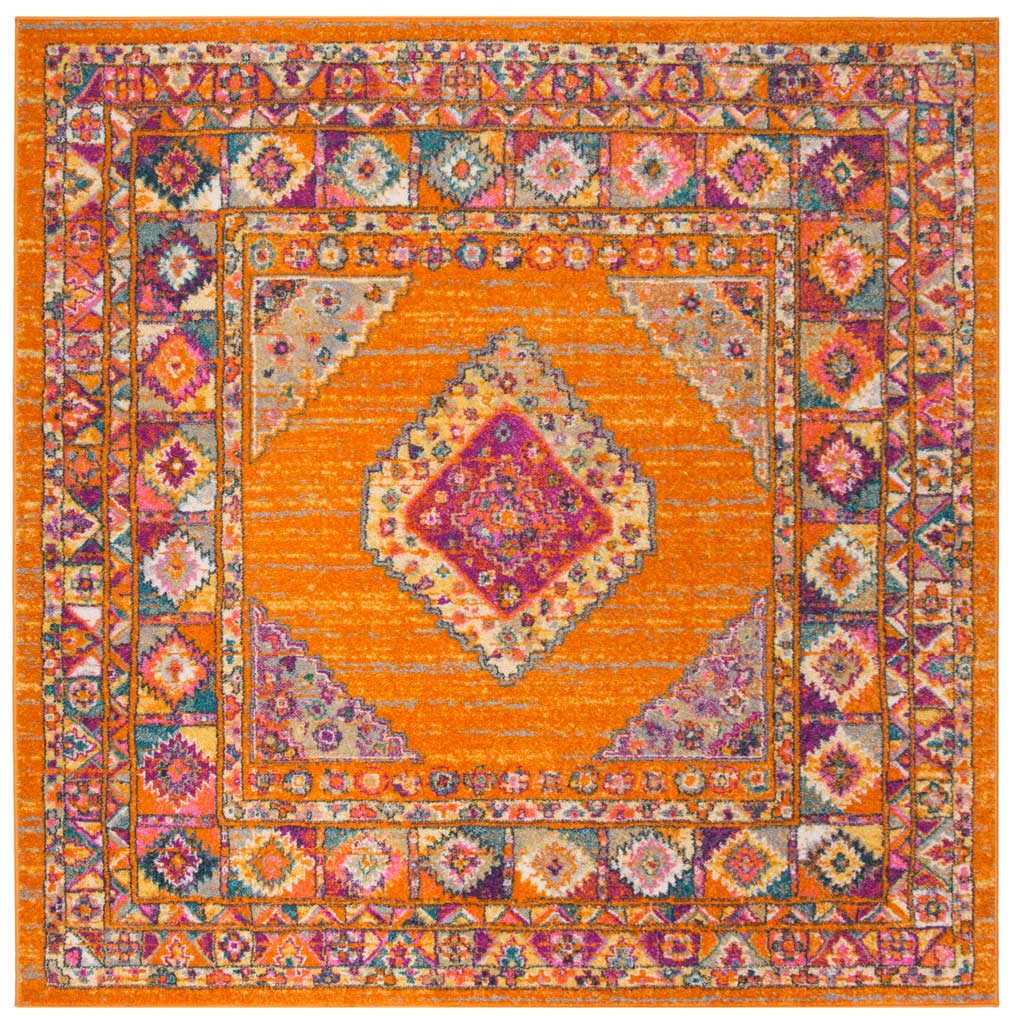 Madison Orange/Fuchsia Area Rug - Image 2
