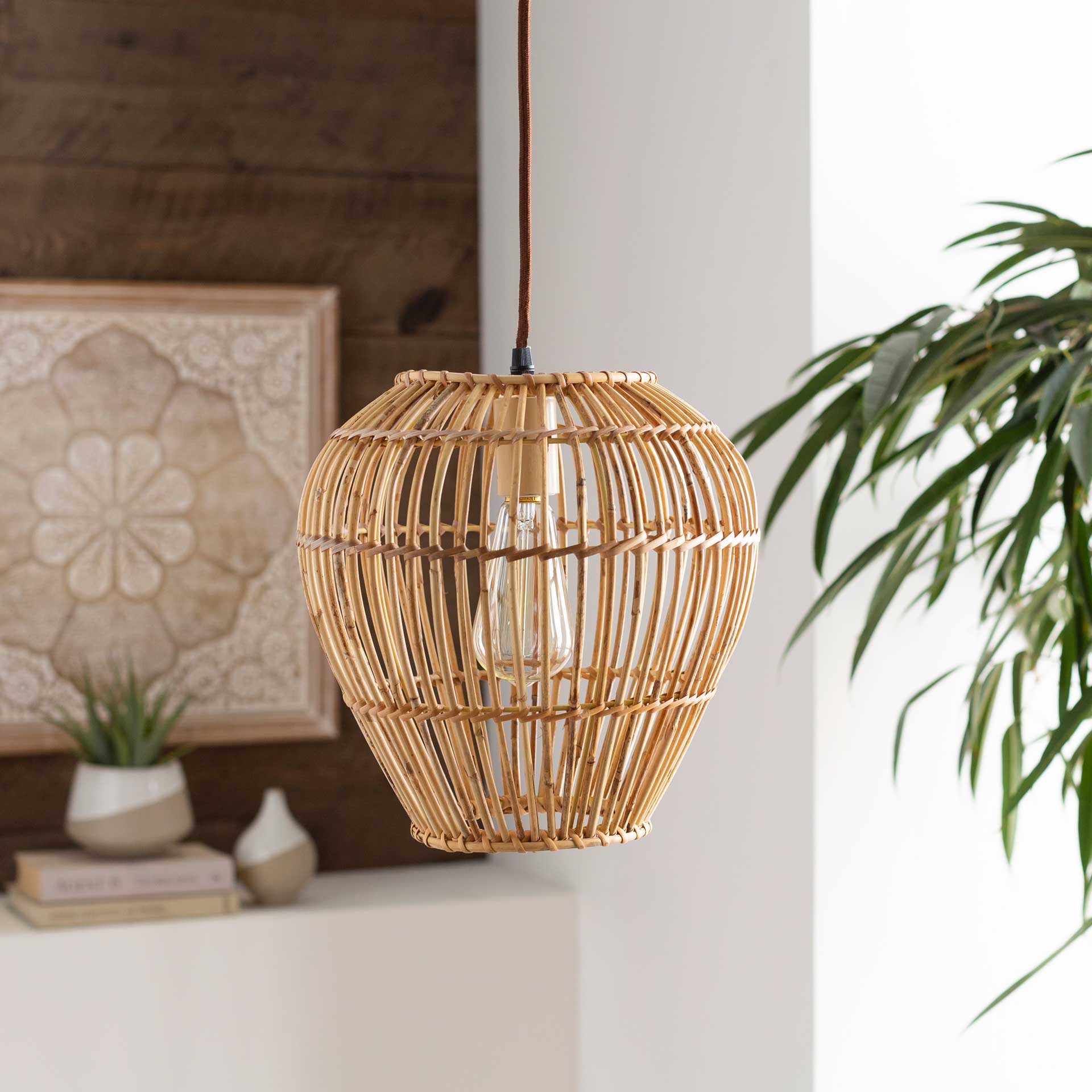 Madison Round Ceiling Lamp Natural - Image 4