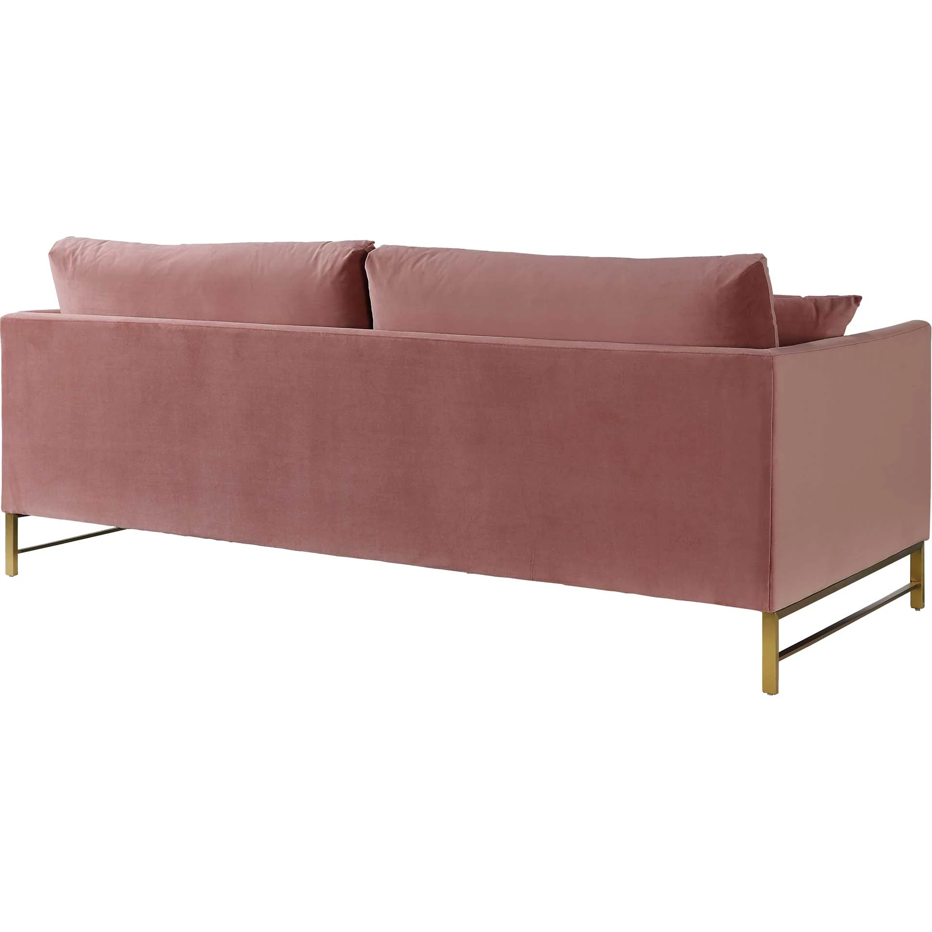 Madison Velvet Sofa Rose - Image 3