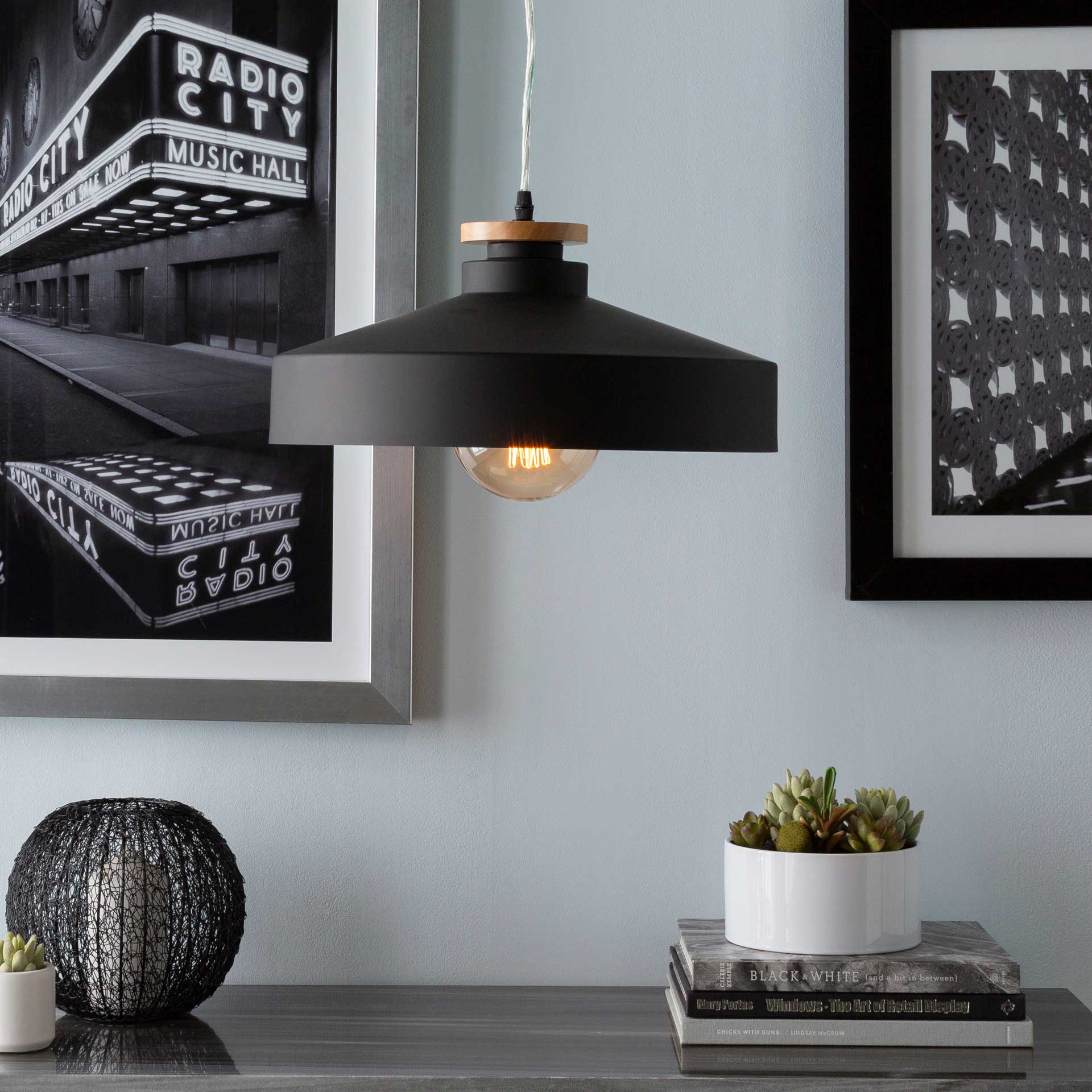 Madra Ceiling Lamp Black - Image 5