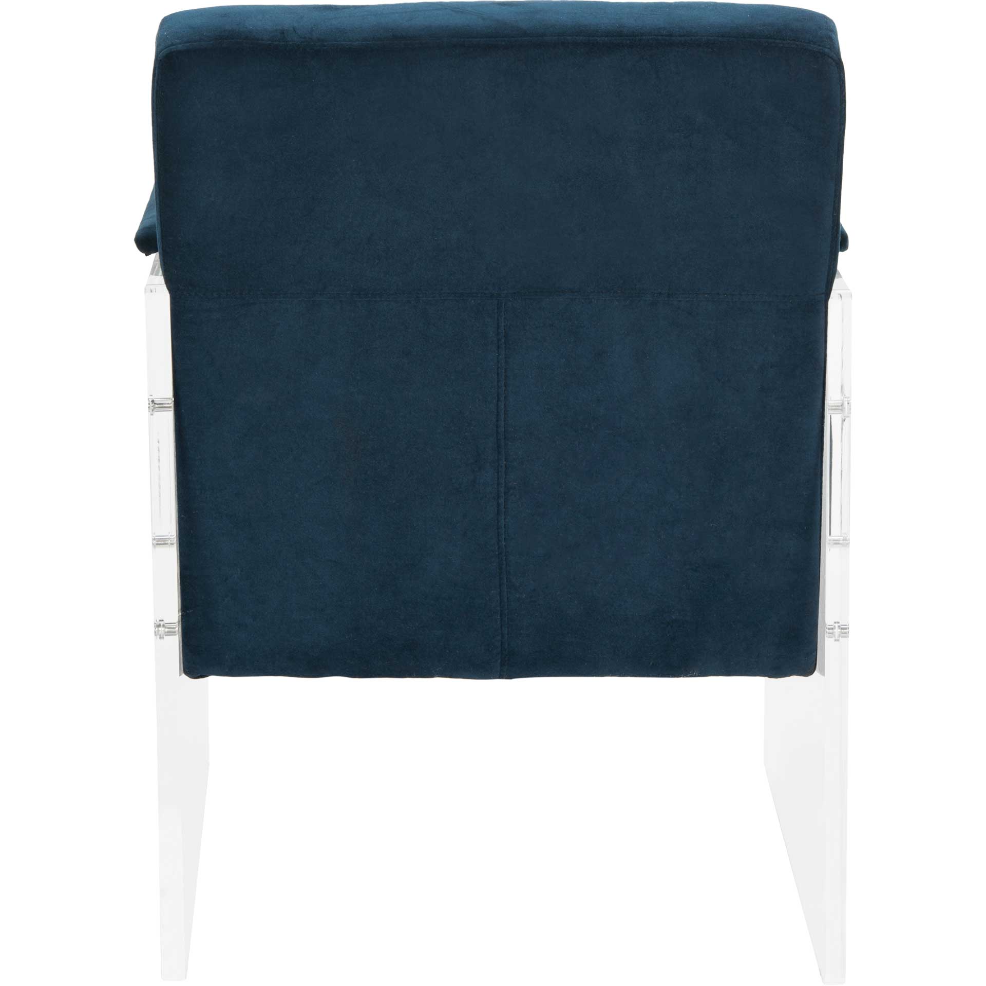 Maggie Acrylic Arm Chair Navy Blue - Image 5