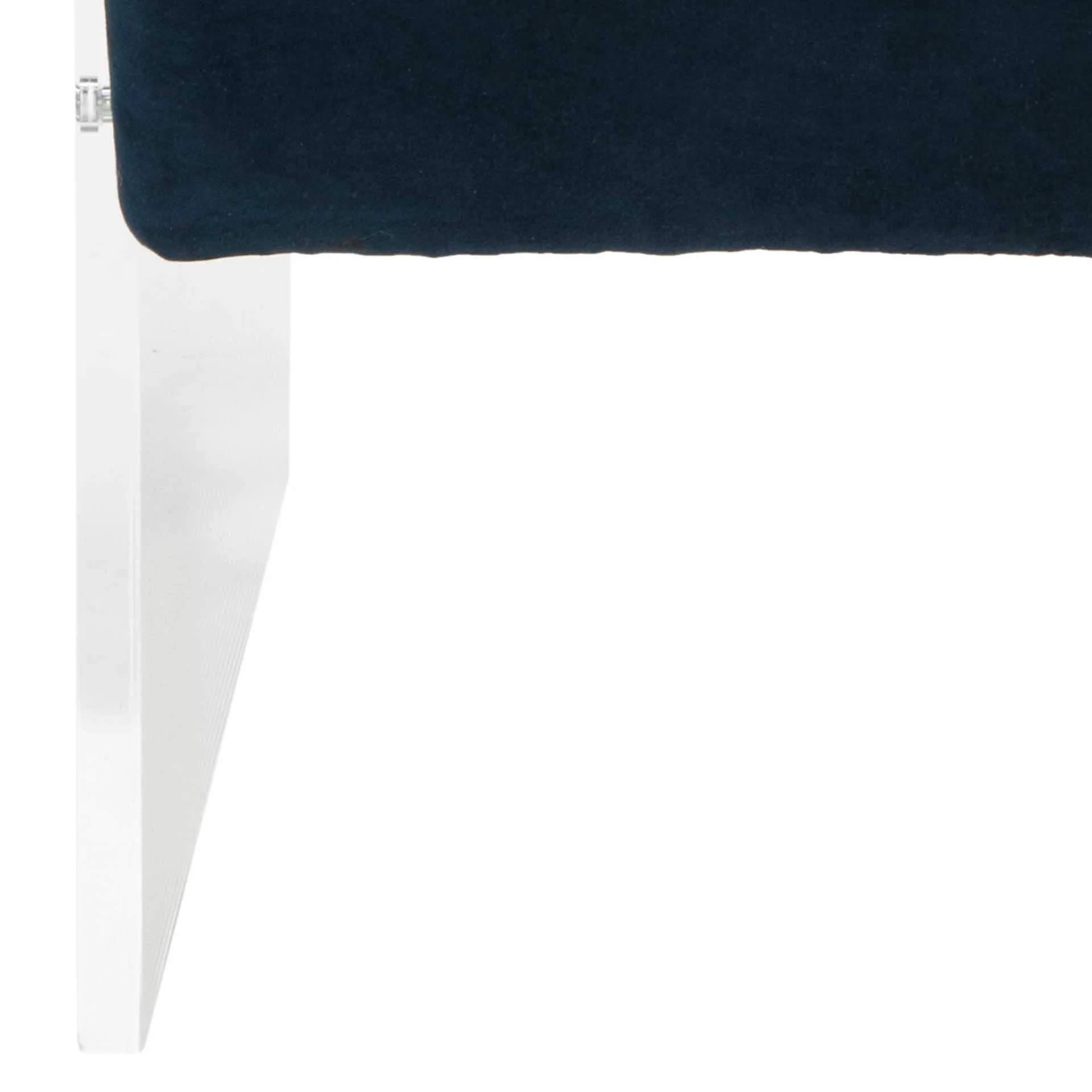 Maggie Acrylic Arm Chair Navy Blue - Image 9