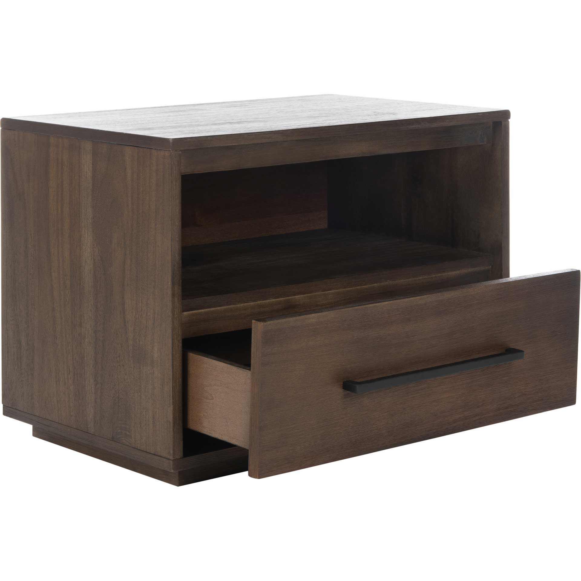 Magna 1 Drawer Nightstand Dark Chocolate - Image 2