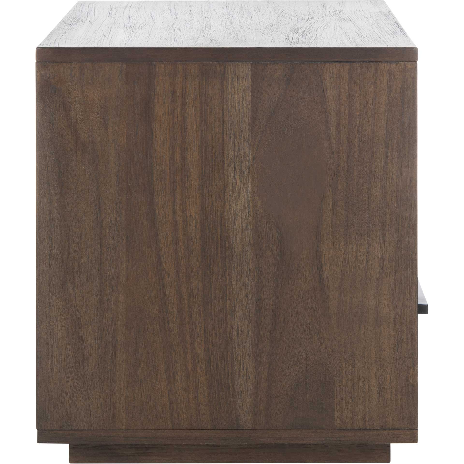 Magna 1 Drawer Nightstand Dark Chocolate - Image 3