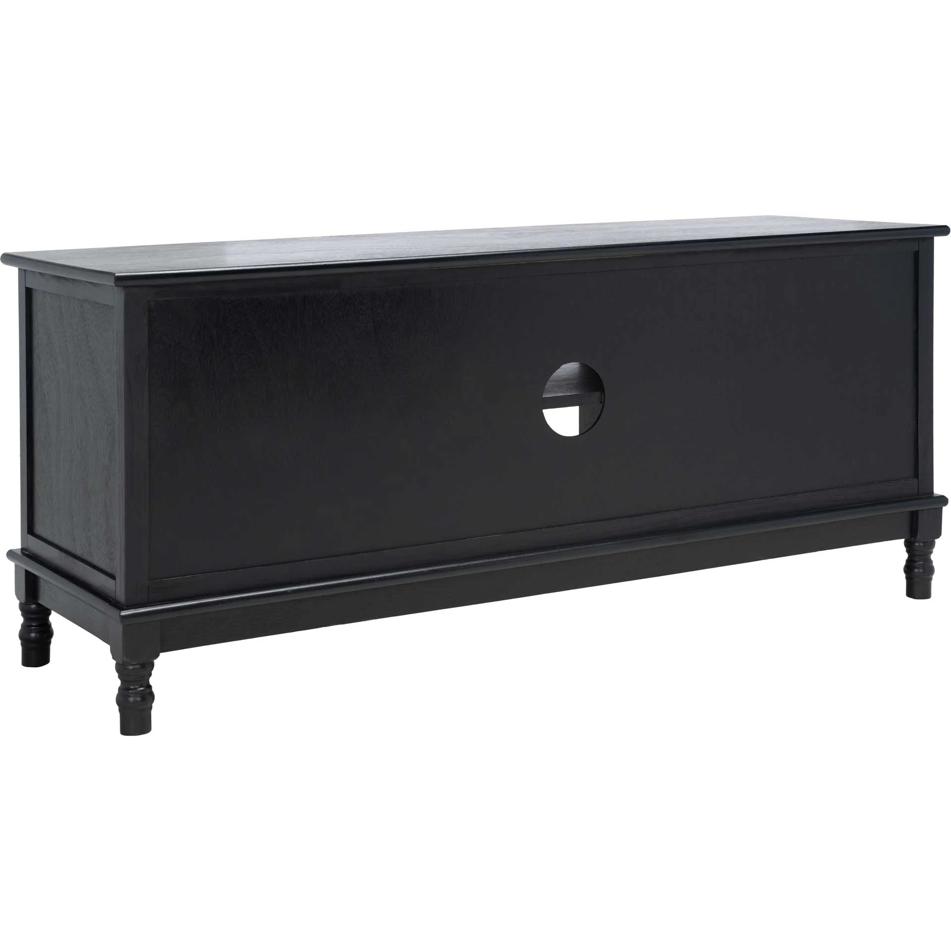 Magnolia 2 Door 2 Shelf Media Stand Black - Image 4