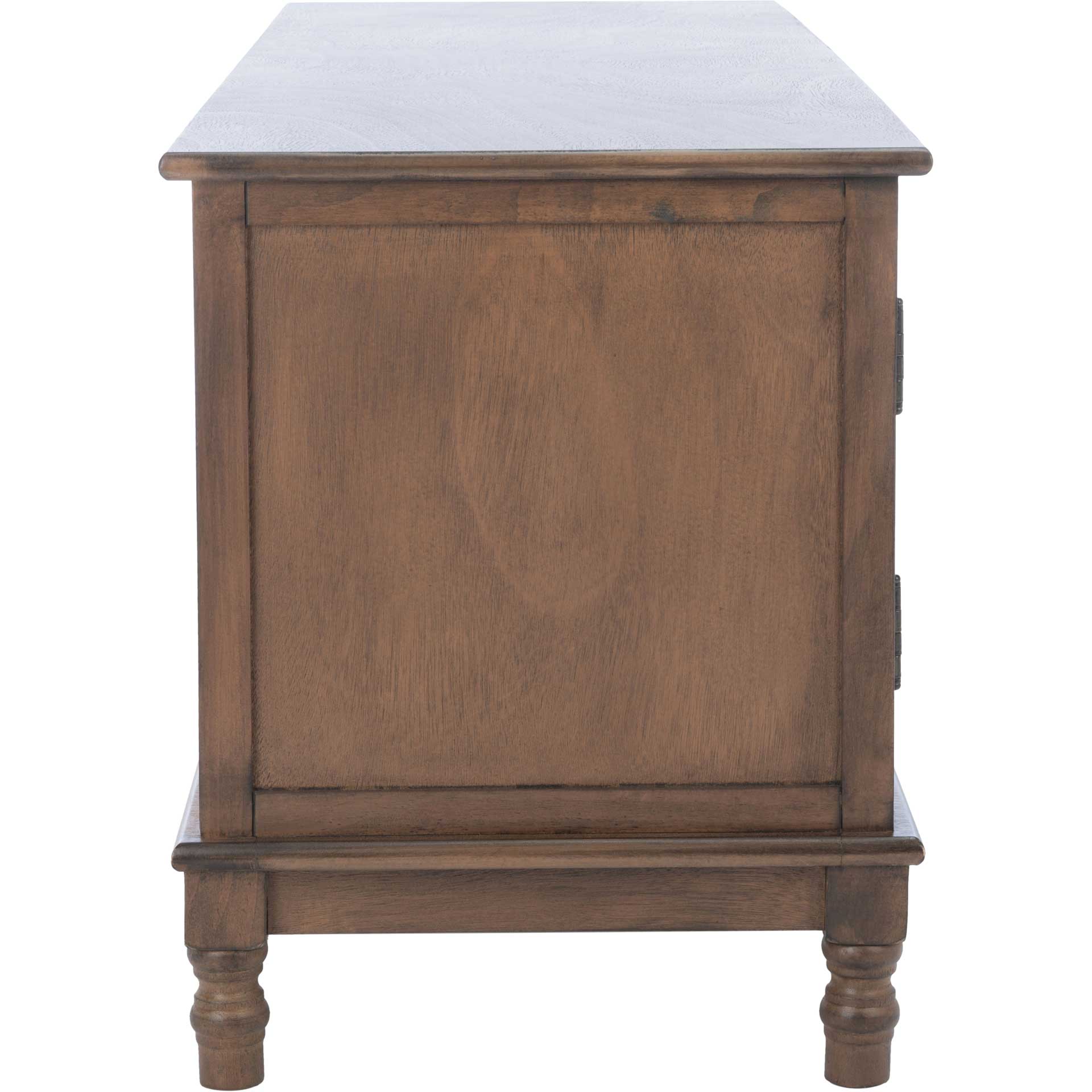 Magnolia 2 Door 2 Shelf Media Stand Brown - Image 3