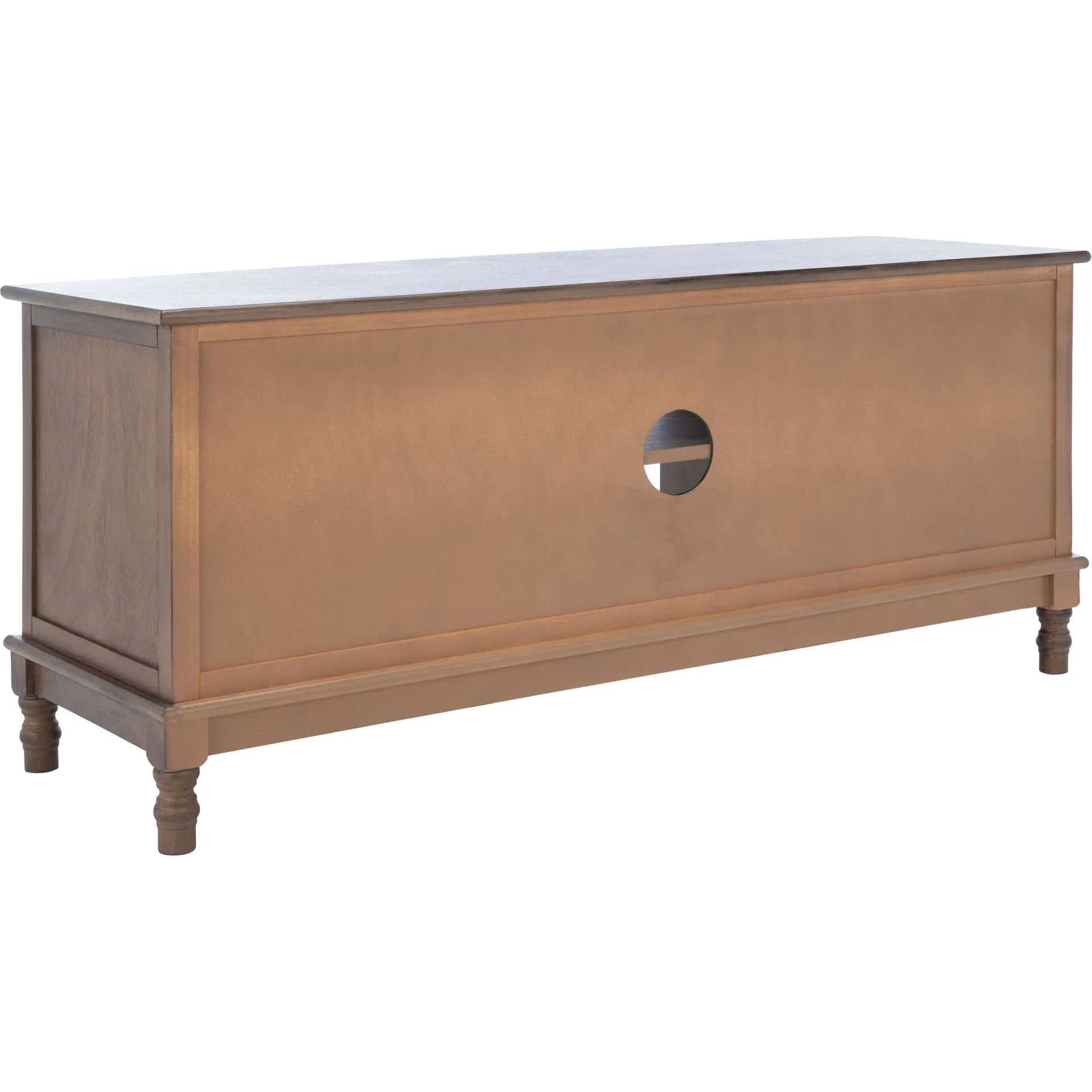 Magnolia 2 Door 2 Shelf Media Stand Brown - Image 5
