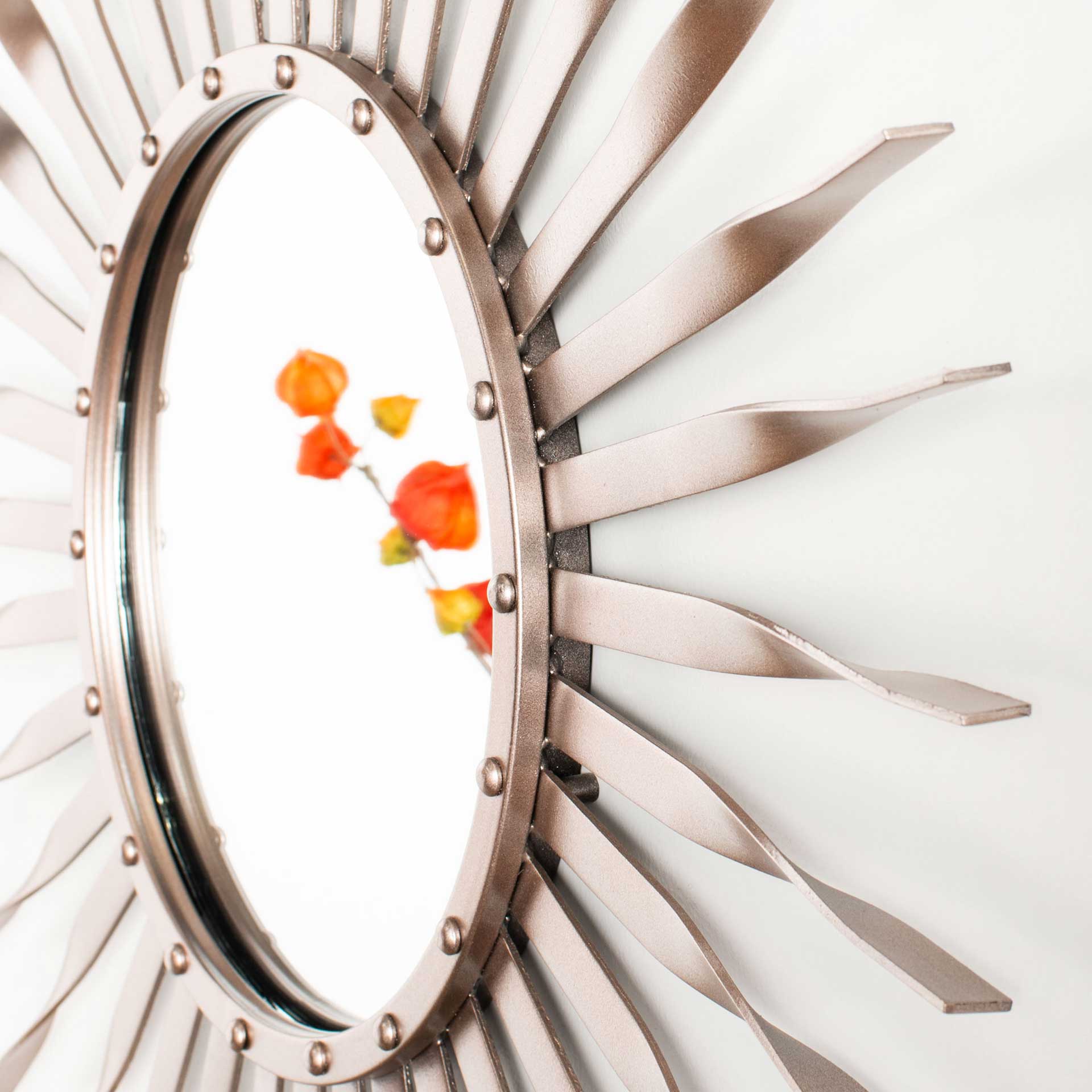 Maia Sunburst Mirror Rose Gold - Image 5