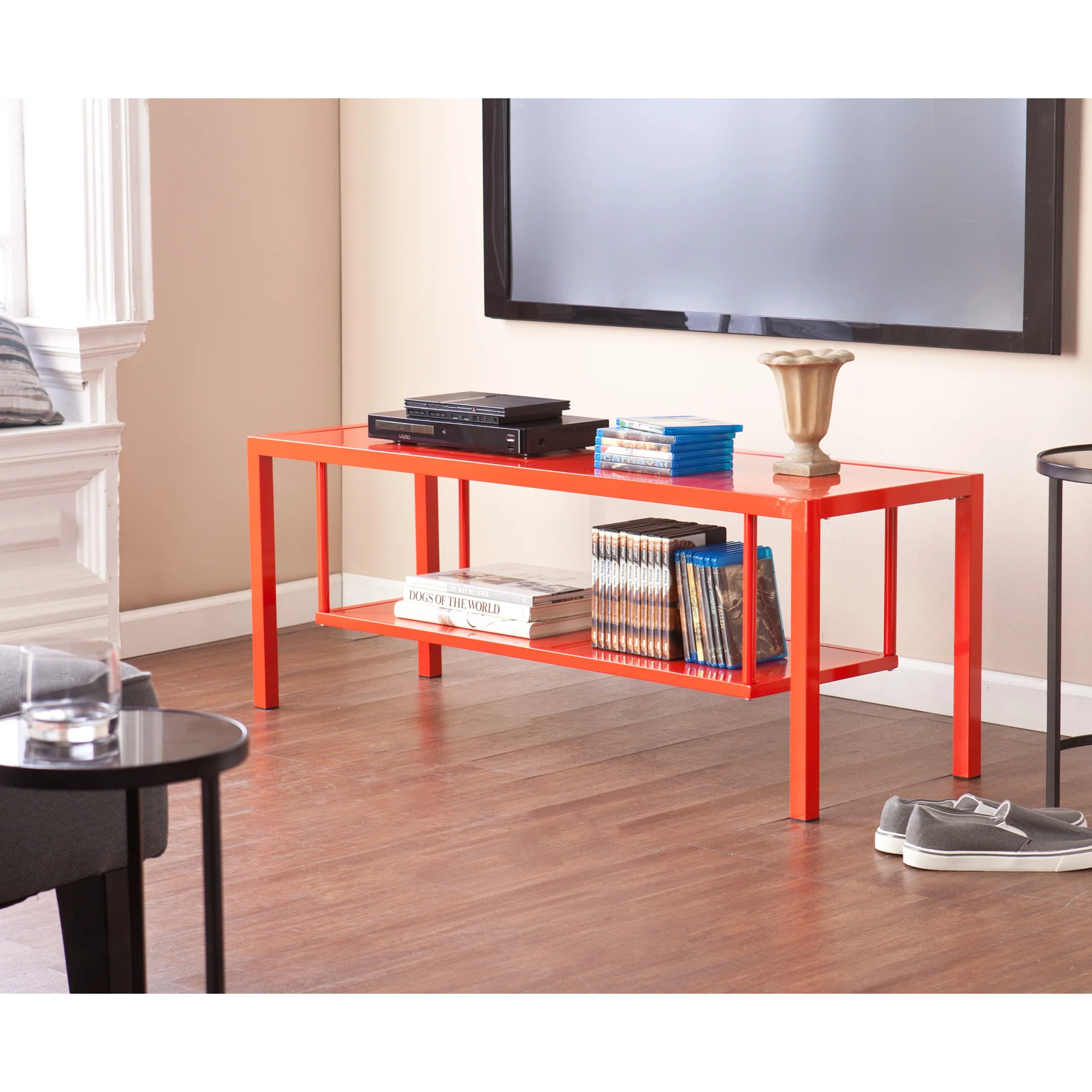 Maians Media Stand Red/Orange - Image 4