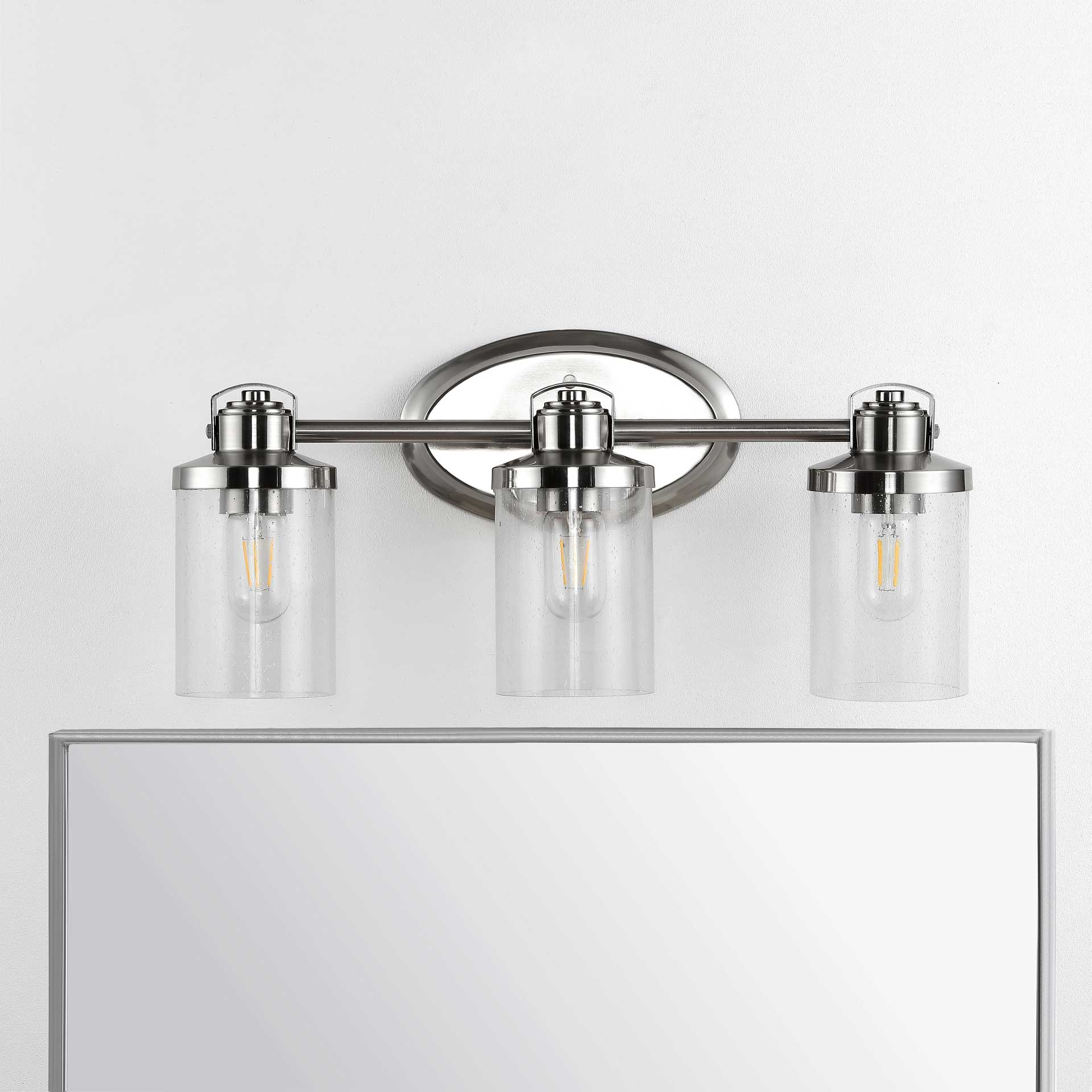 Maika Wall Sconce Nickel/Clear - Image 3