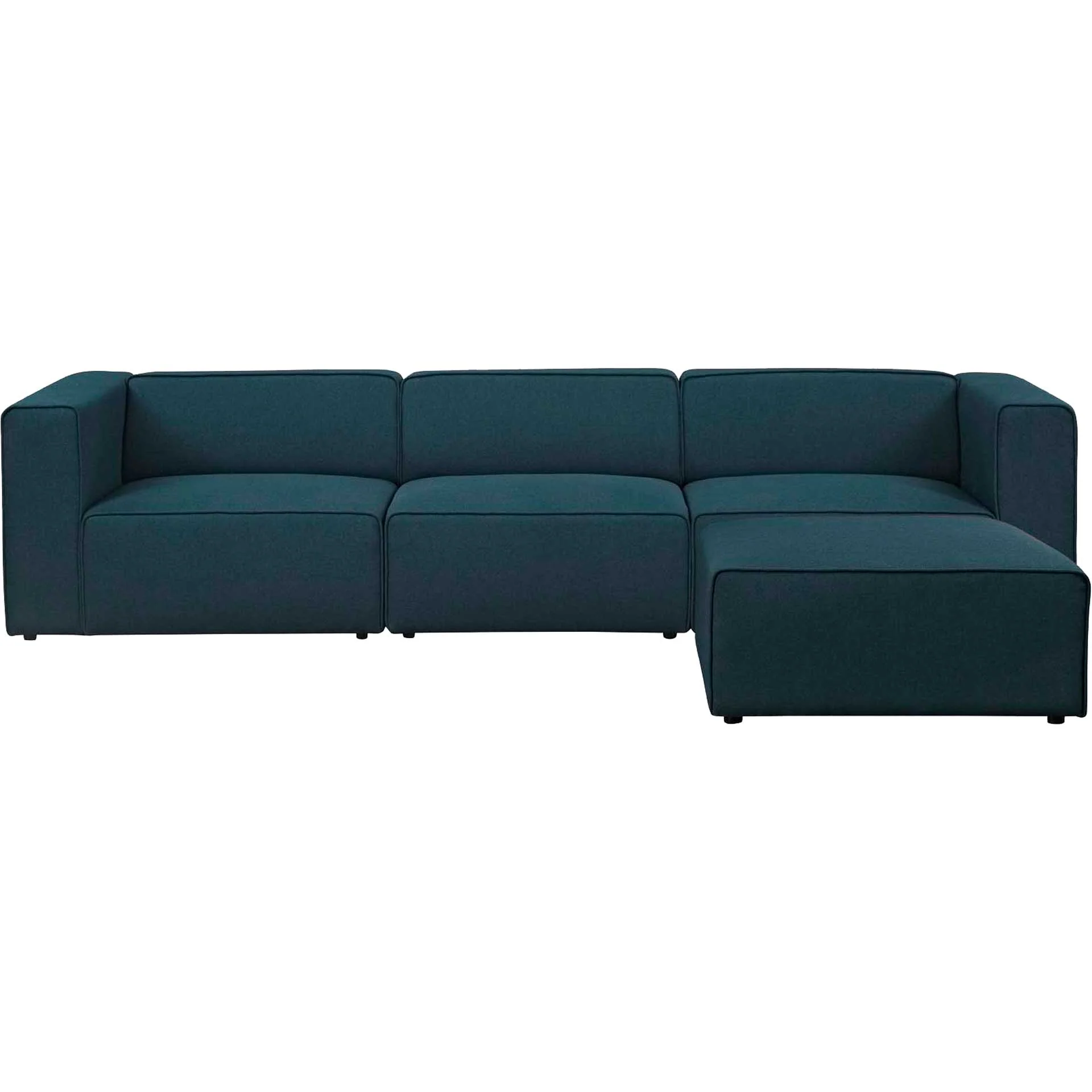 Maisie 4 Piece Sectional Sofa Blue - Image 2