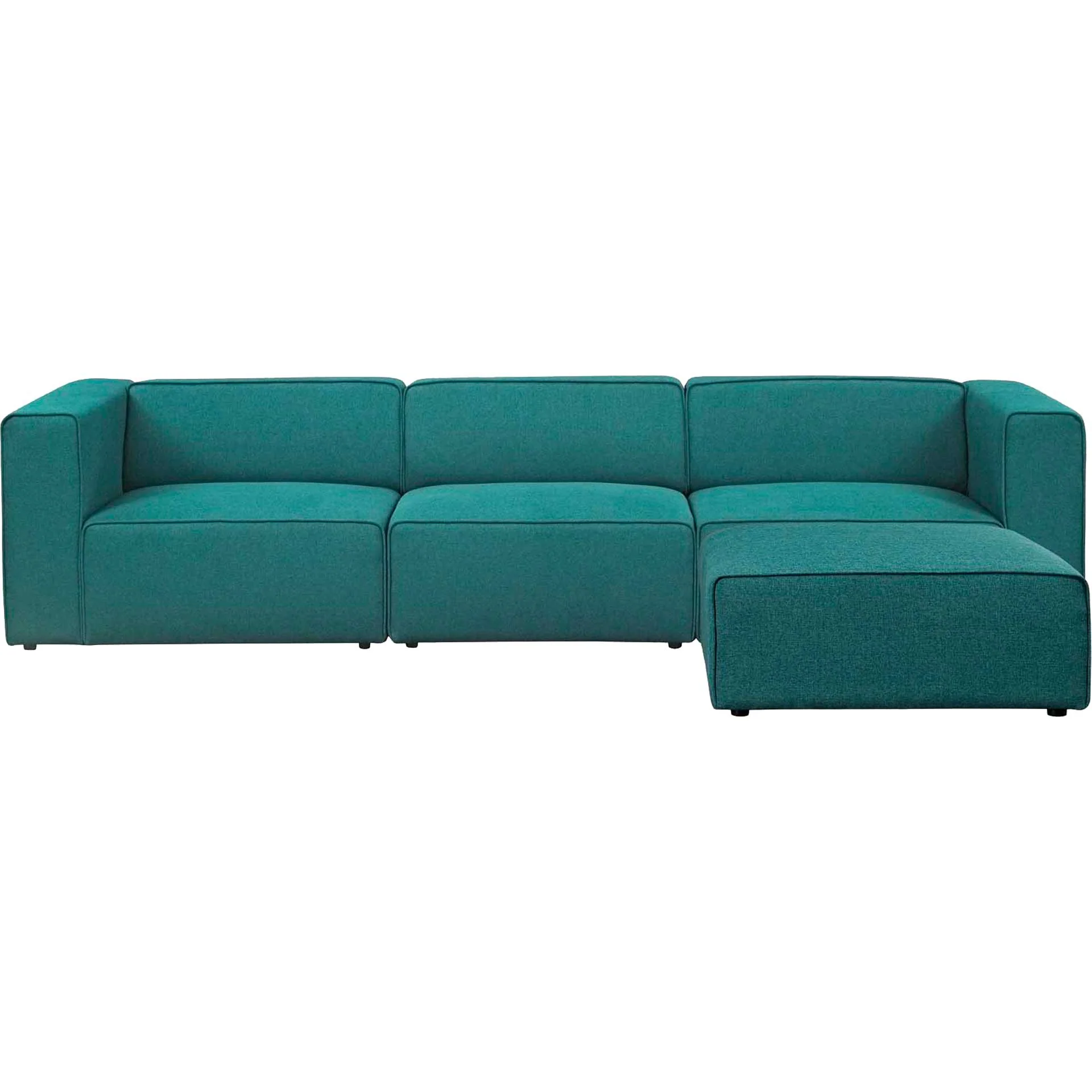 Maisie 4 Piece Sectional Sofa Teal - Image 2