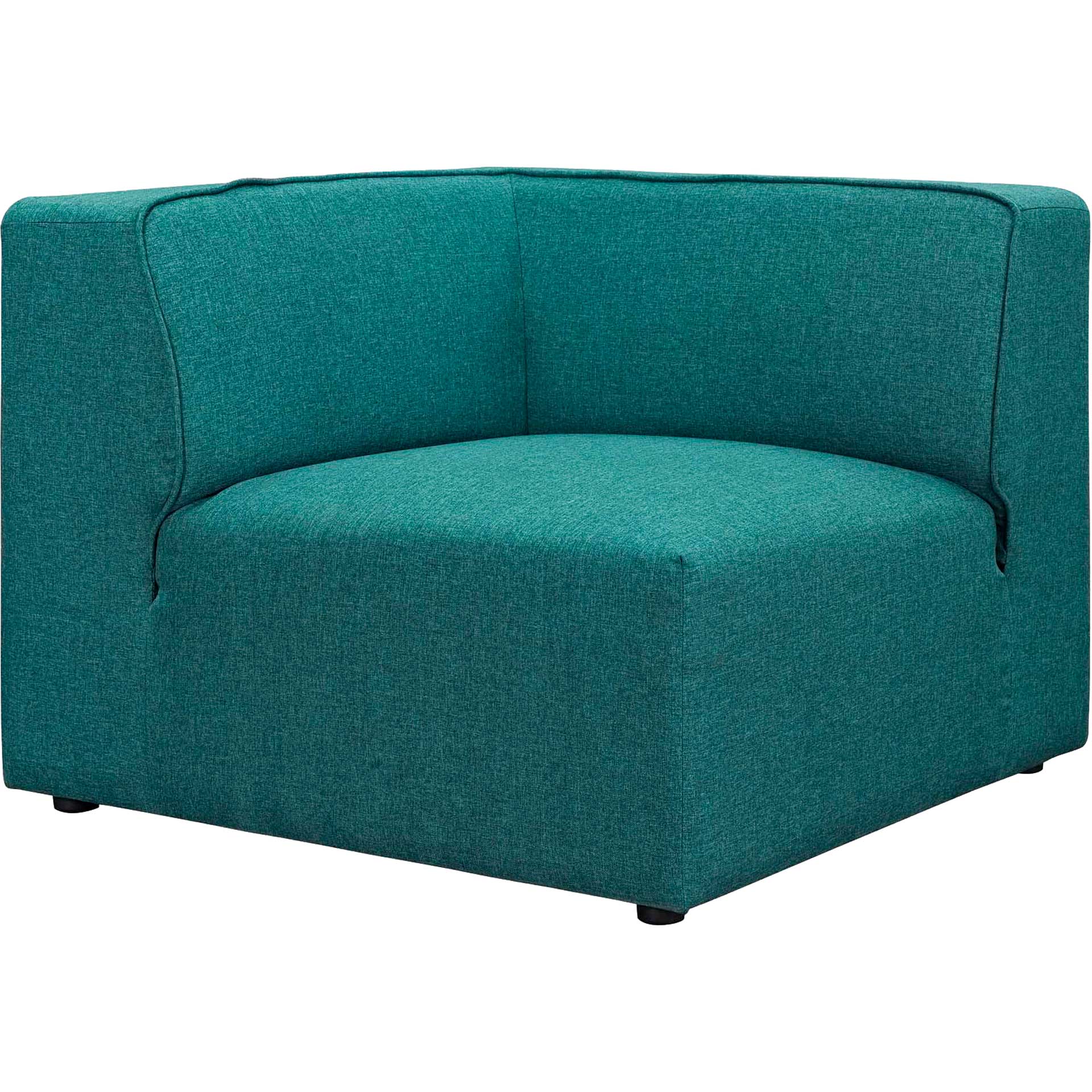 Maisie 5 Piece Armless Corner Sectional Sofa Teal - Image 2