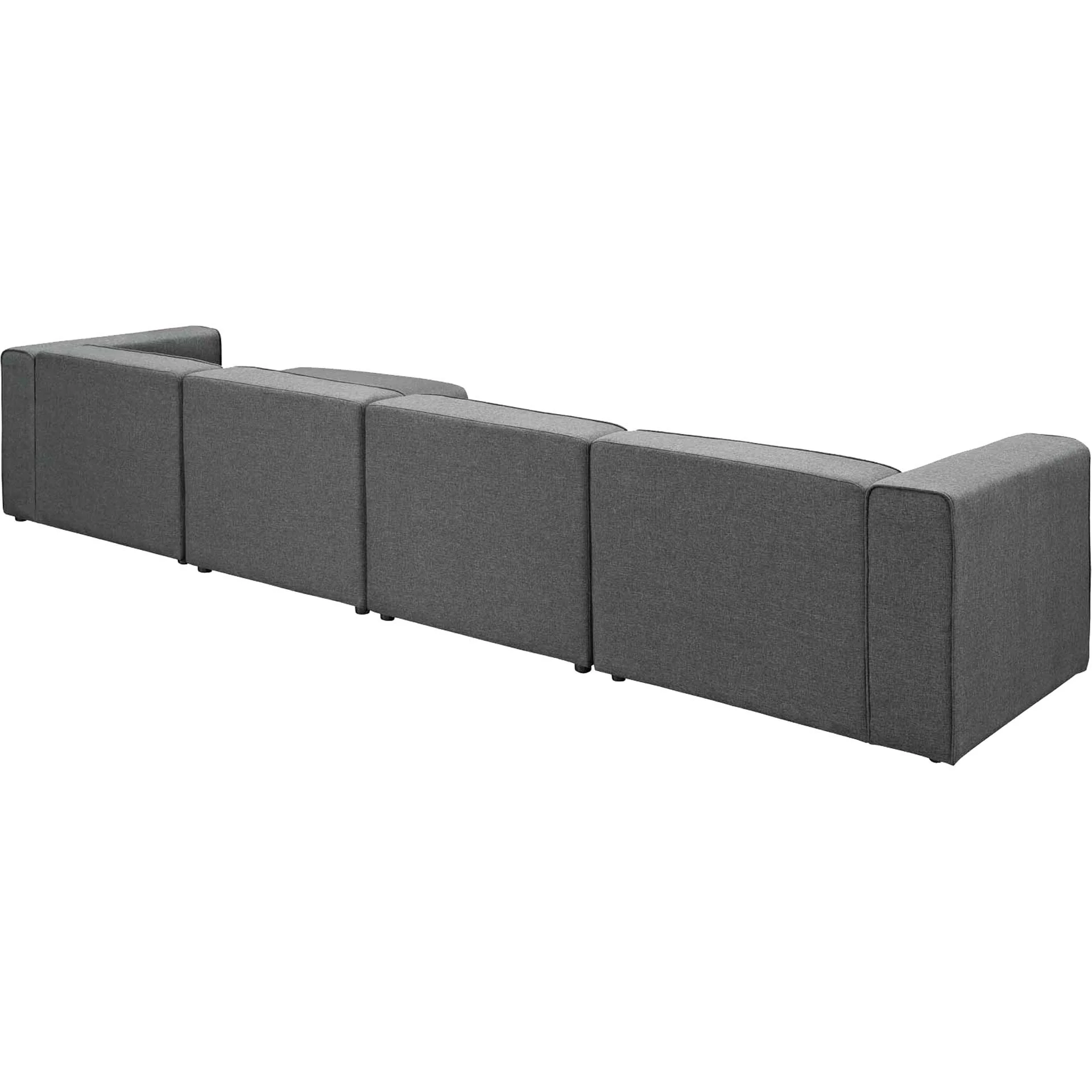 Maisie 5 Piece Sectional Sofa Gray - Image 3