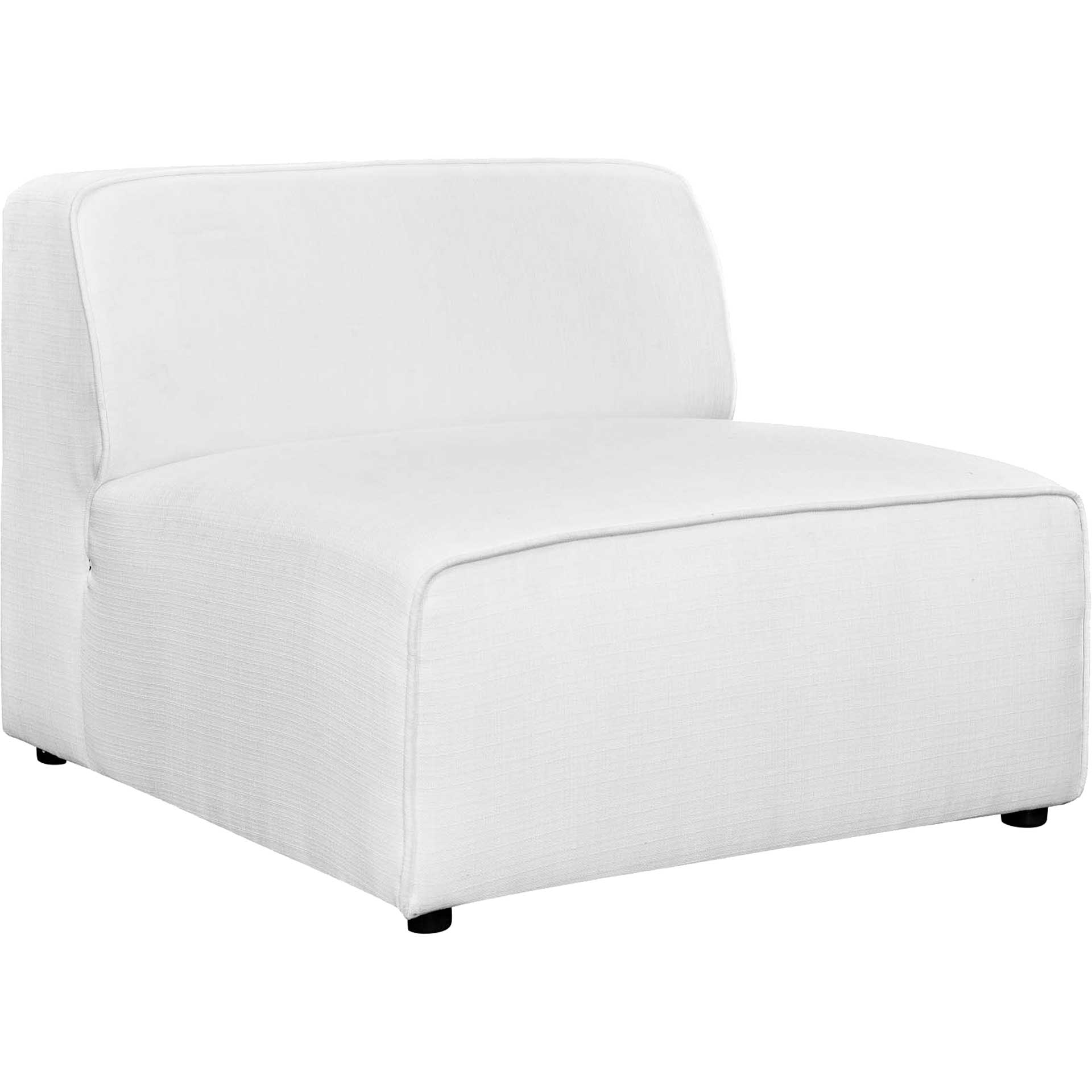 Maisie 7 Piece Corner Sectional Sofa White - Image 5