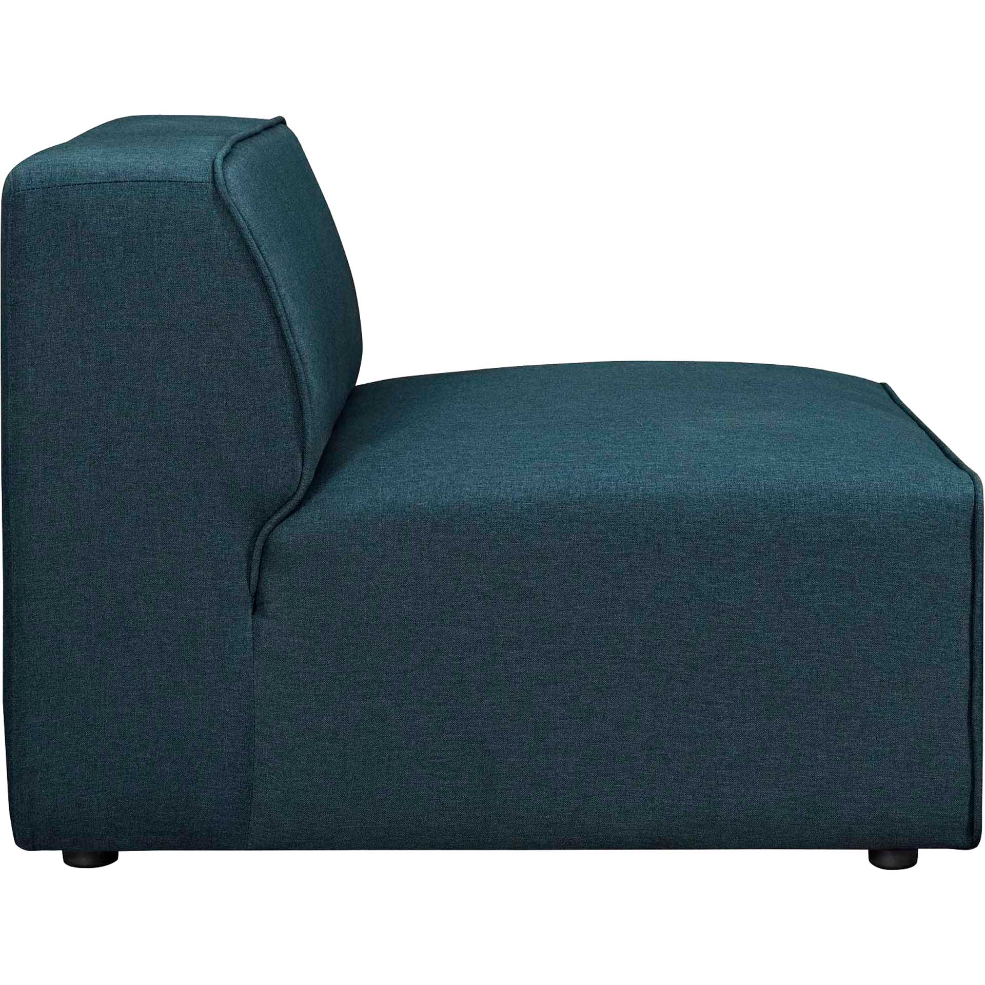 Maisie Fabric Armless Chair Blue - Image 2