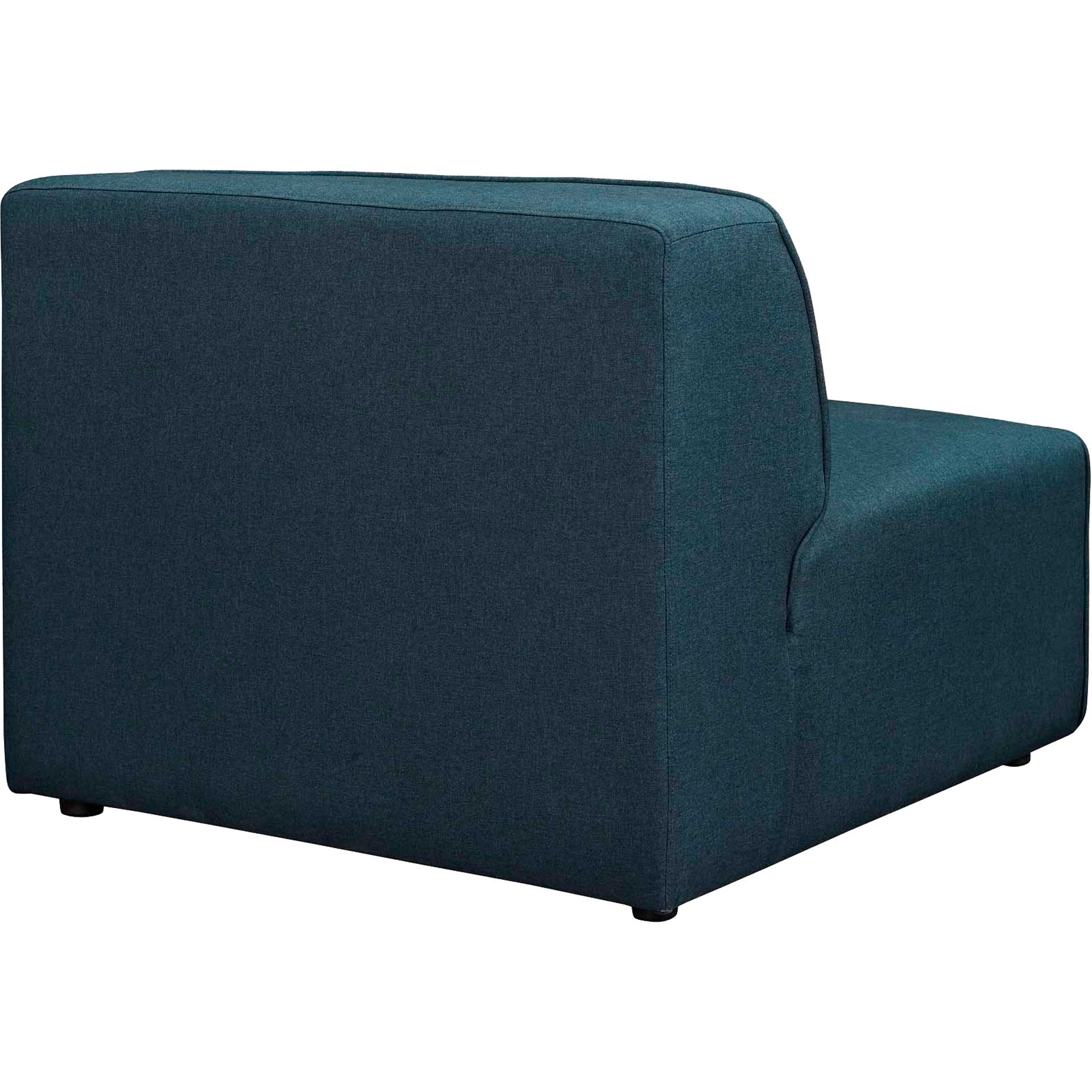 Maisie Fabric Armless Chair Blue - Image 3