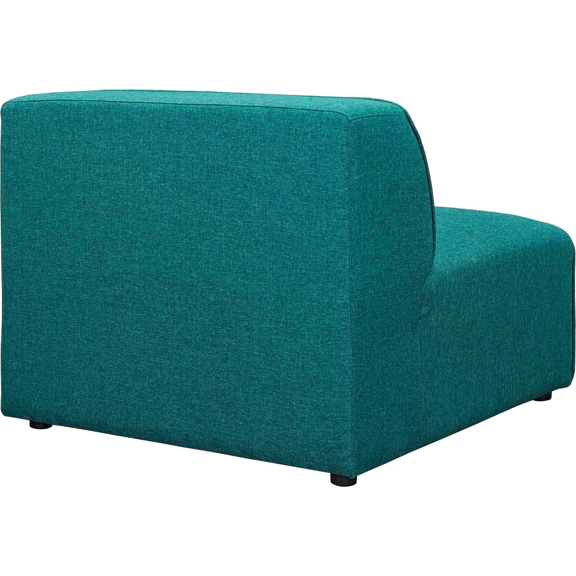 Maisie Fabric Armless Chair Teal - Image 3