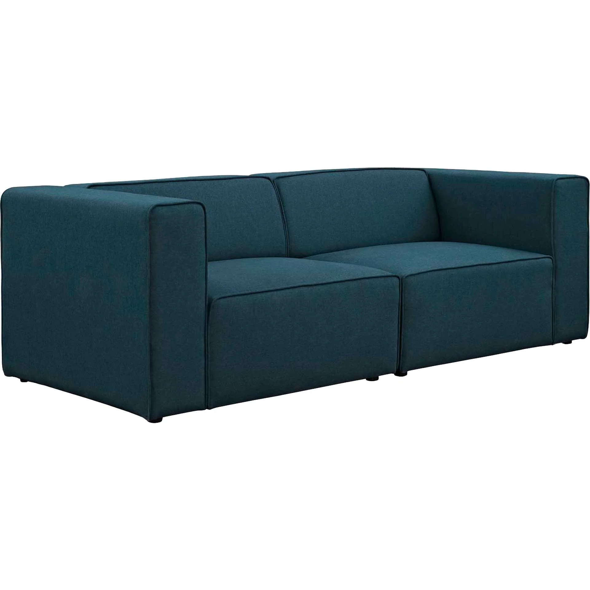 Maisie Fabric Loveseat Blue - Image 2