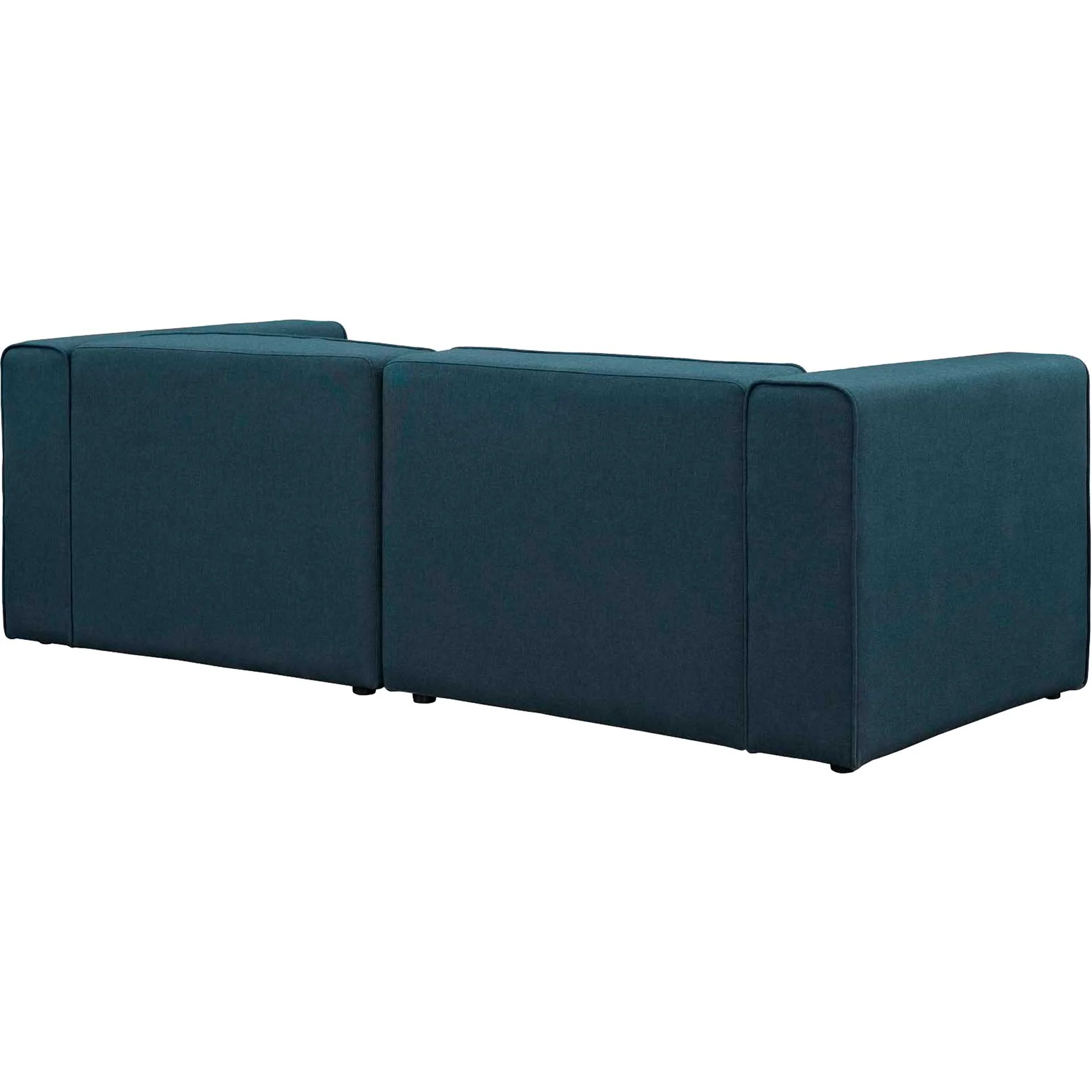Maisie Fabric Loveseat Blue - Image 3