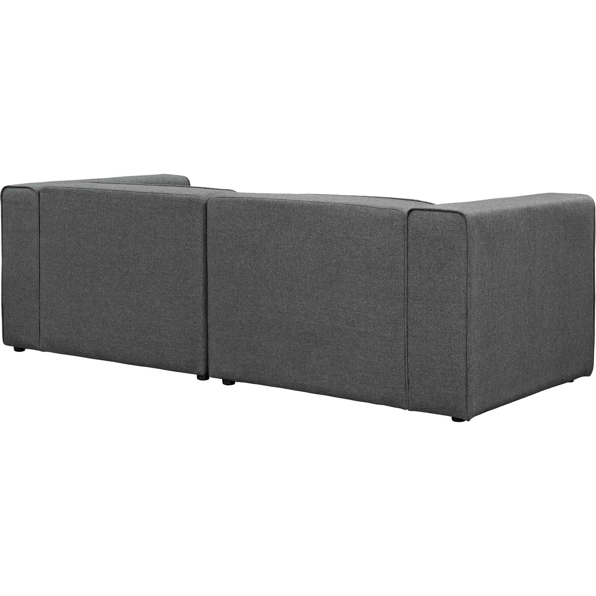 Maisie Fabric Loveseat Gray - Image 3