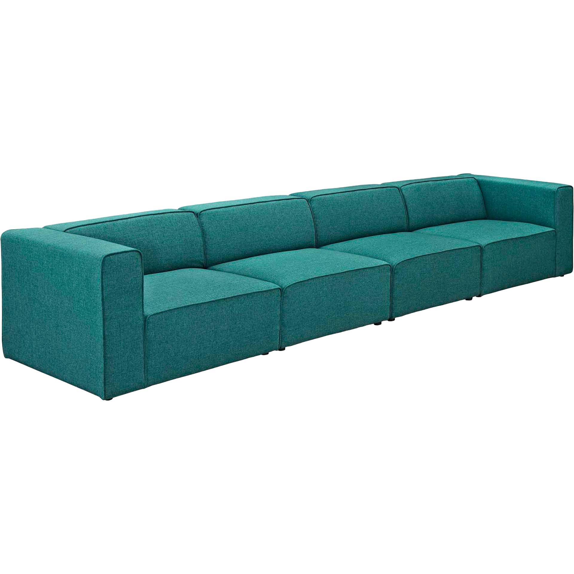 Maisie Fabric Modular Sofa Teal - Image 2