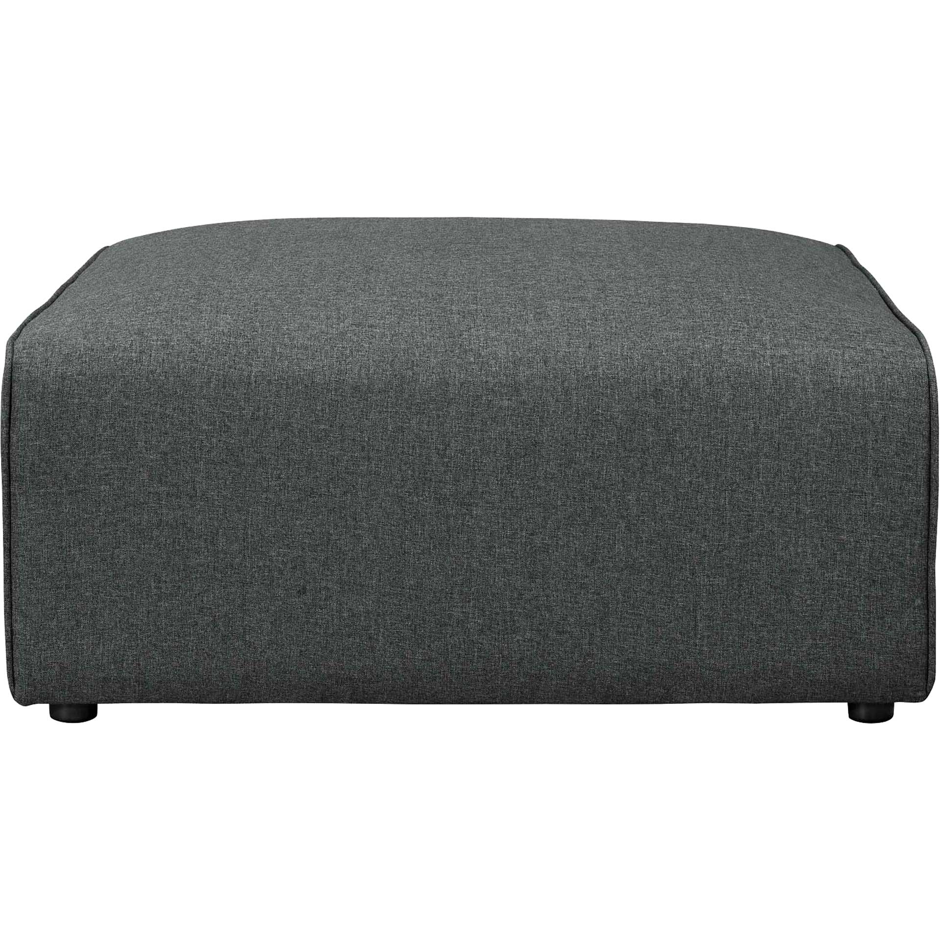 Maisie Fabric Ottoman Gray - Image 2