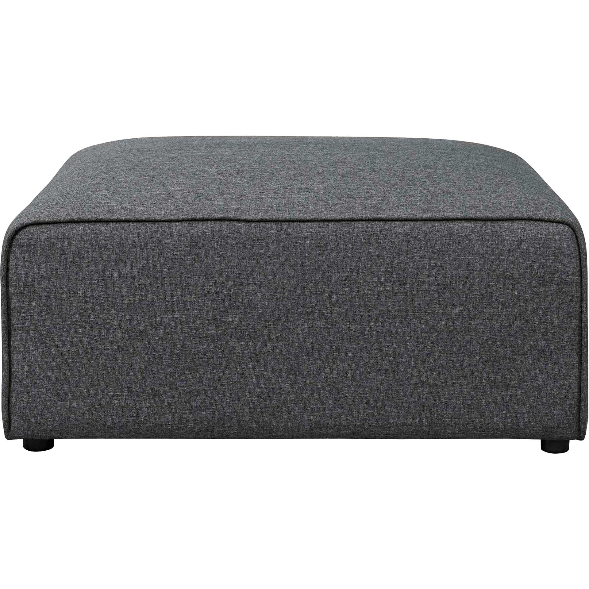Maisie Fabric Ottoman Gray - Image 3