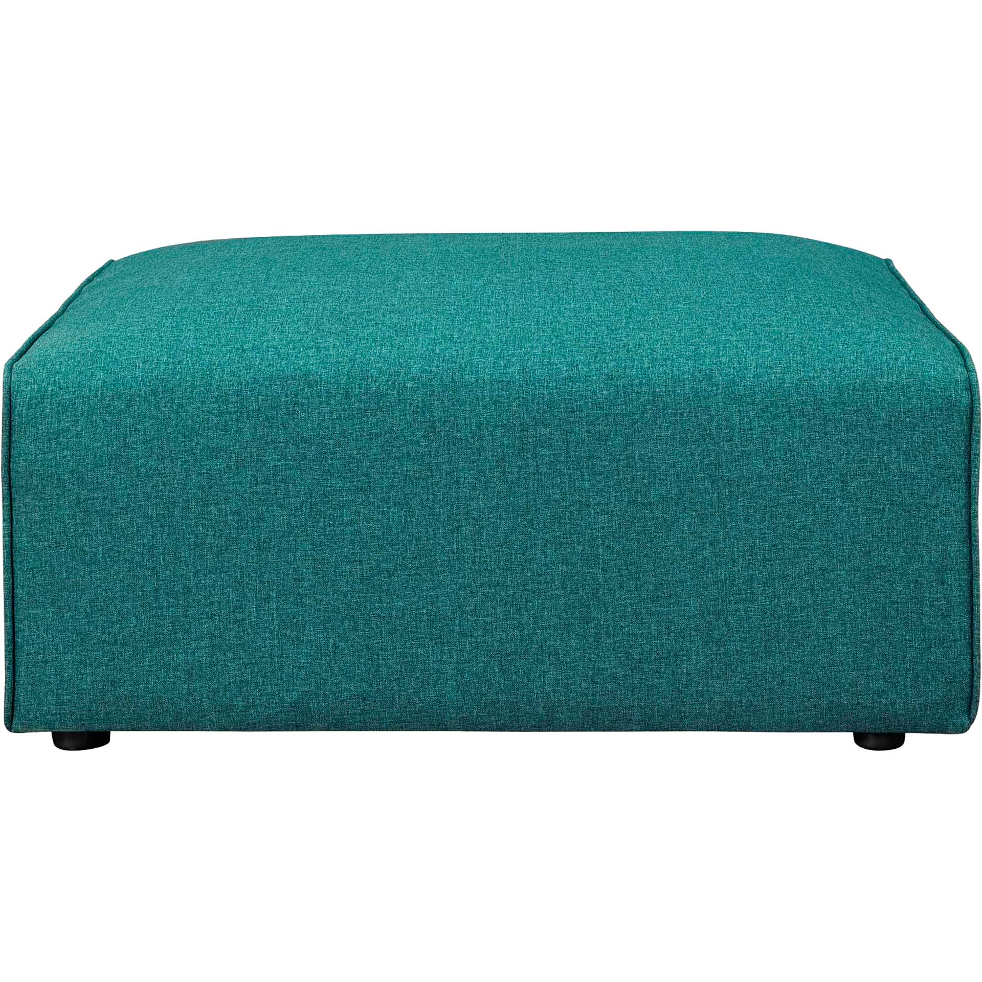 Maisie Fabric Ottoman Teal - Image 2