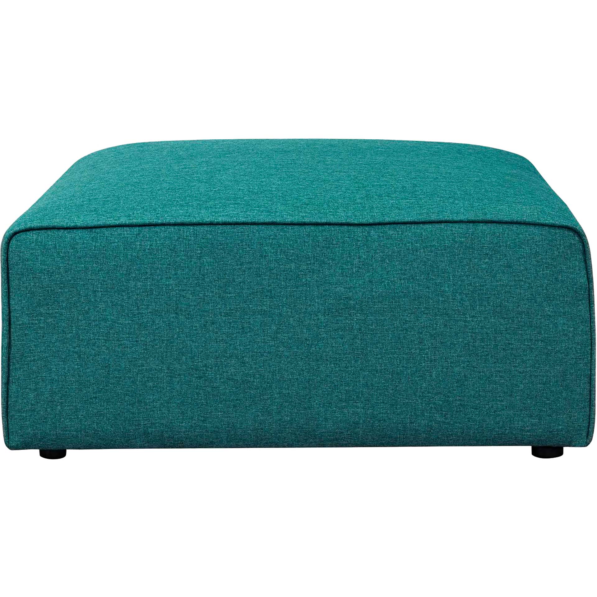 Maisie Fabric Ottoman Teal - Image 3