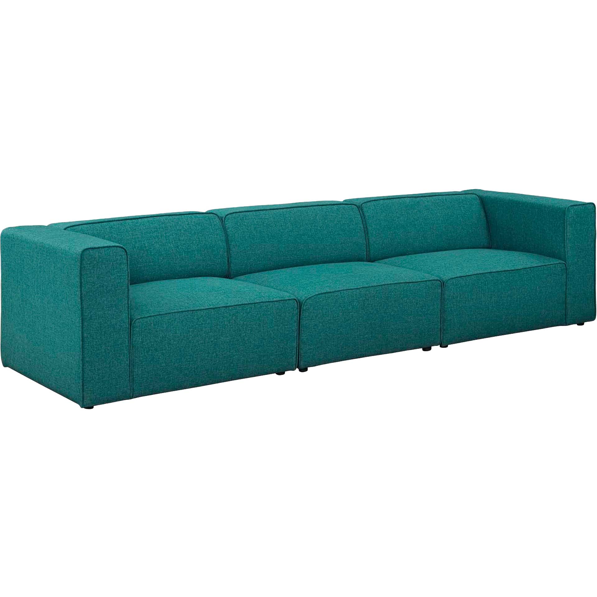 Maisie Fabric Sofa Teal - Image 2