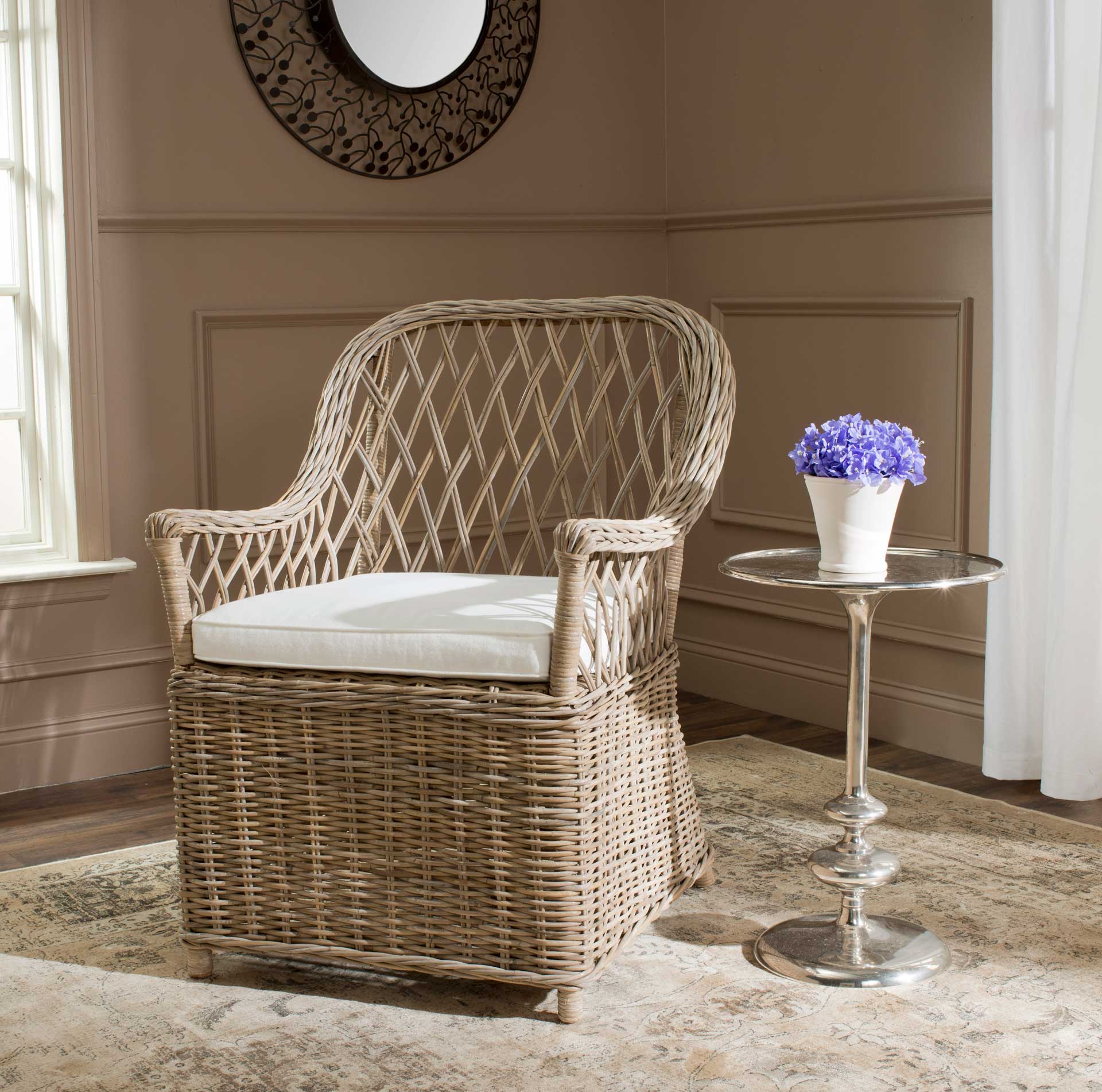 Maisie Rattan Arm Chair Natural - Image 5