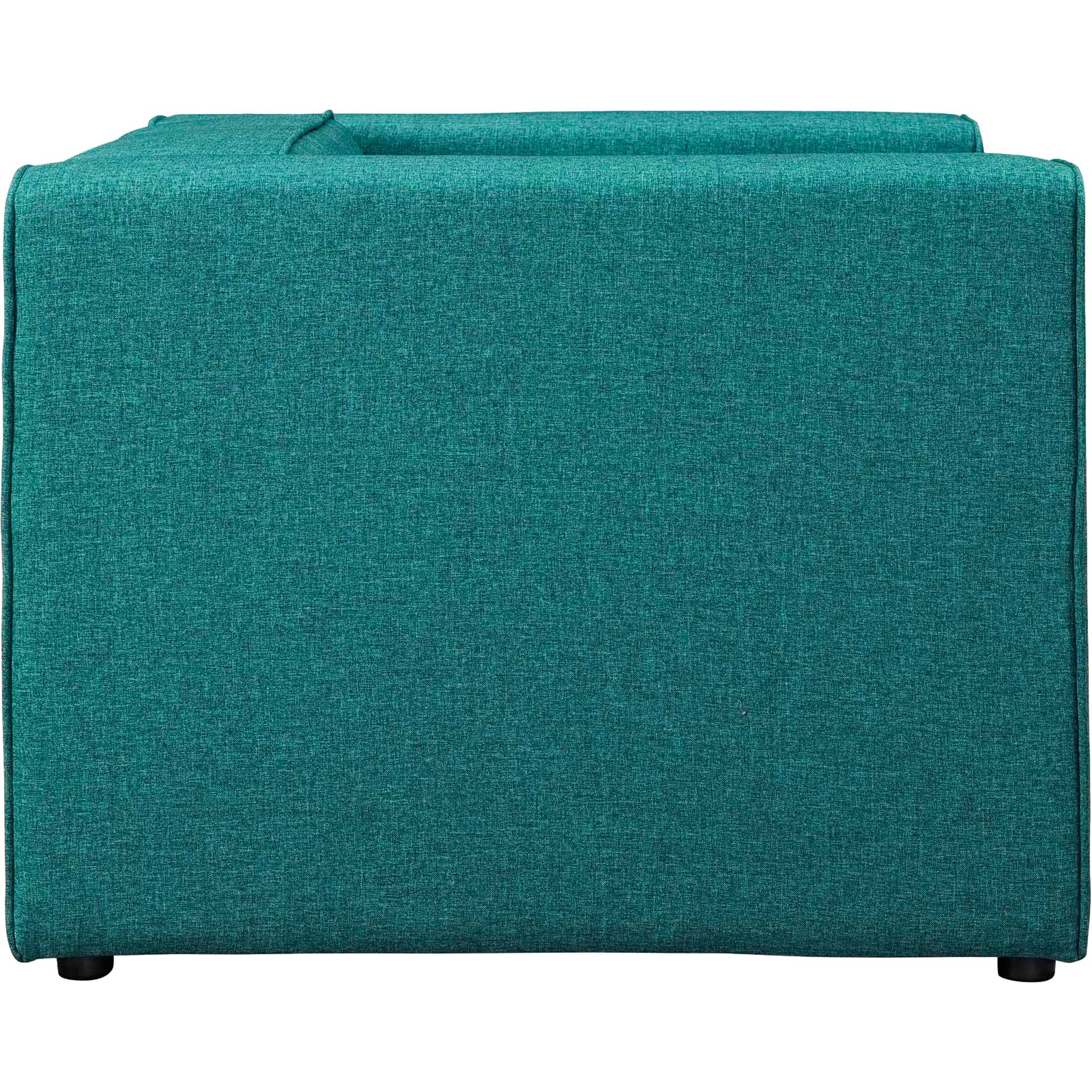 Maisie Upholstered Fabric Armchair Teal - Image 2