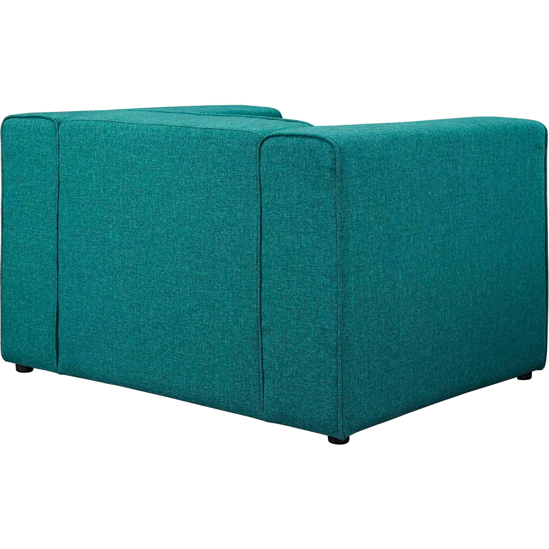 Maisie Upholstered Fabric Armchair Teal - Image 3