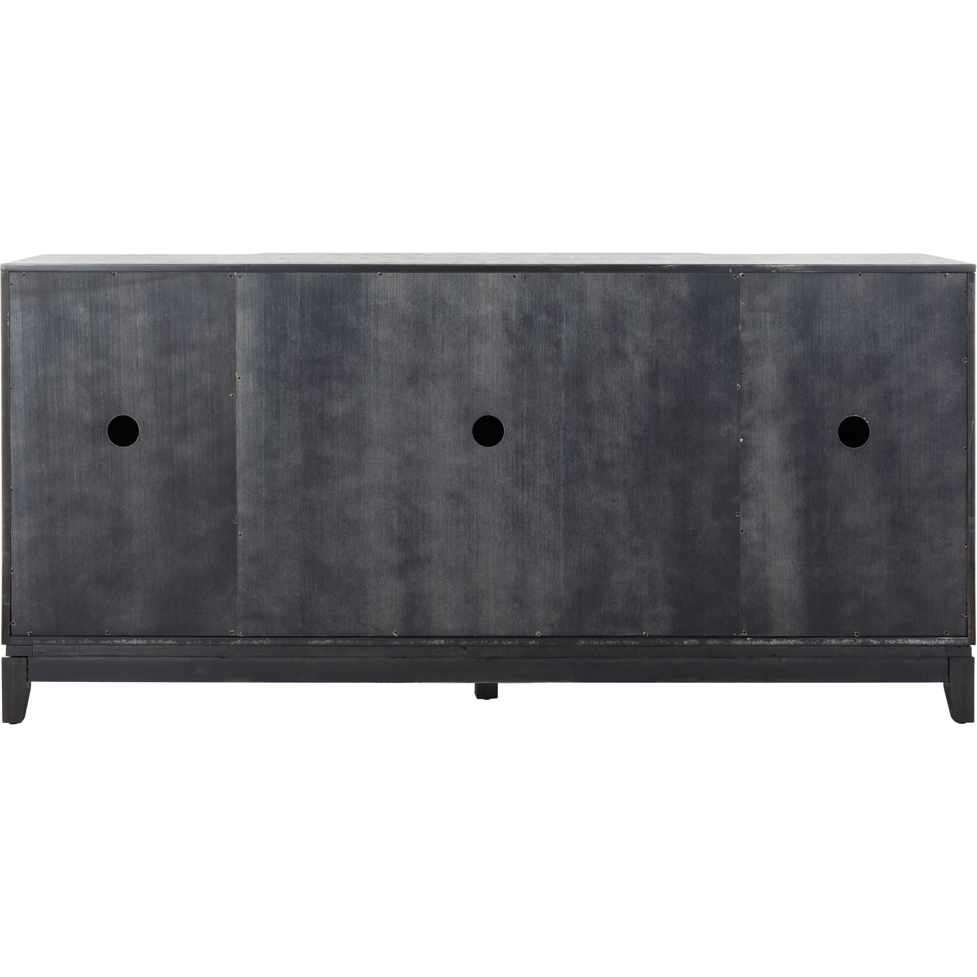 Makani Mirrored Sideboard Black - Image 3
