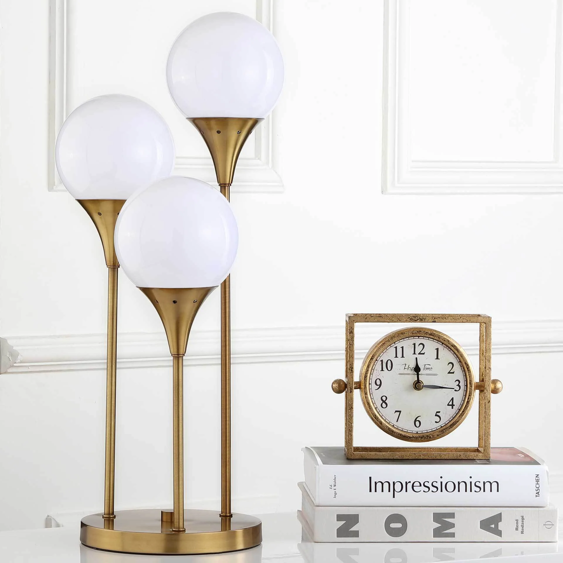 Malaki Table Lamp Bras Gold - Image 3