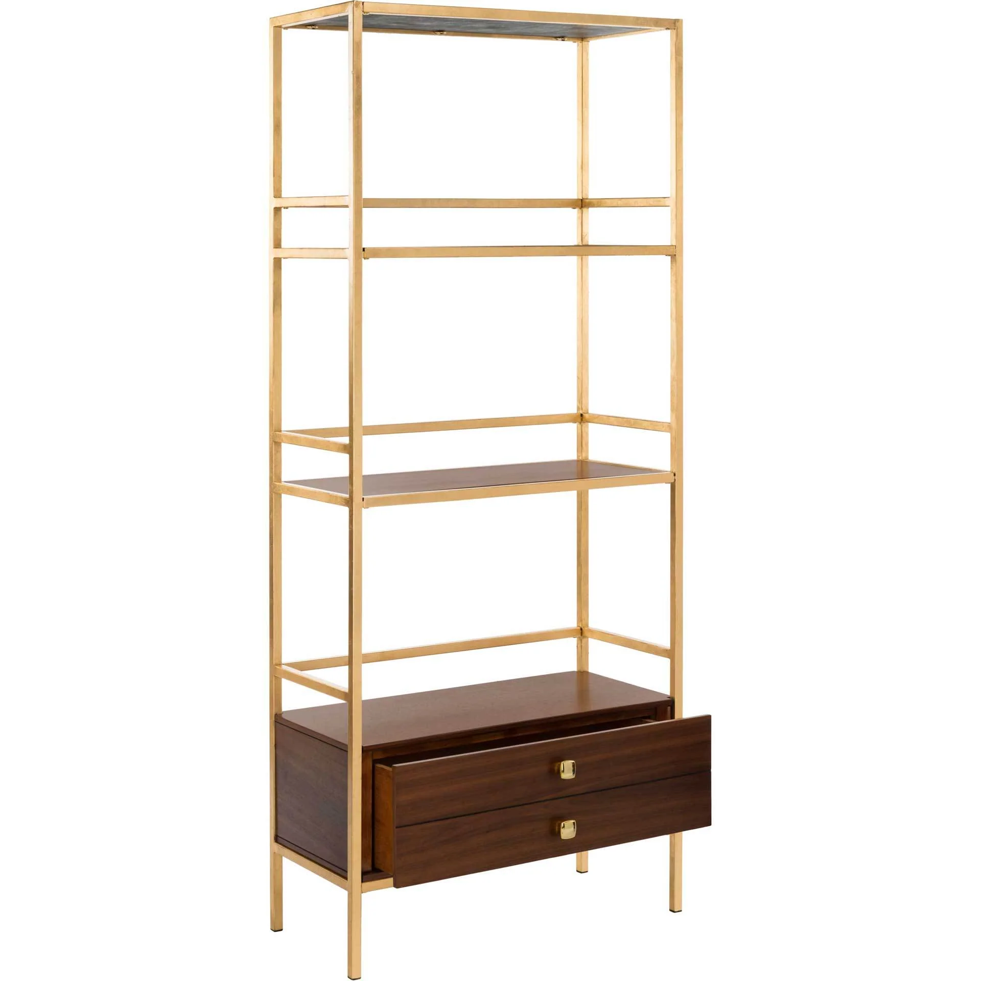 Malaya 4 Tier 1 Drawer Etagere - Image 4