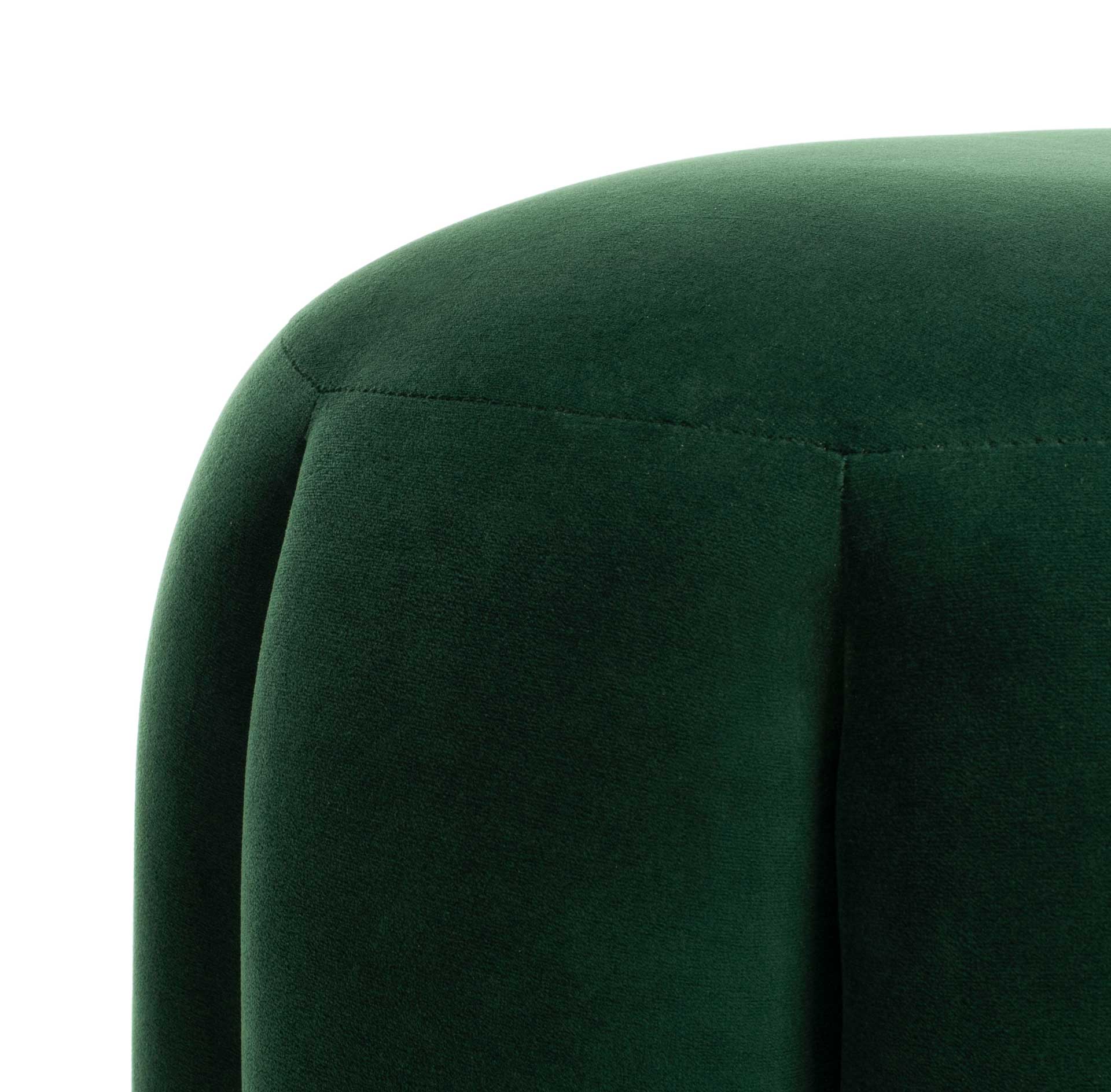 Maleah Channel Tufted Otttoman Emerald - Image 2