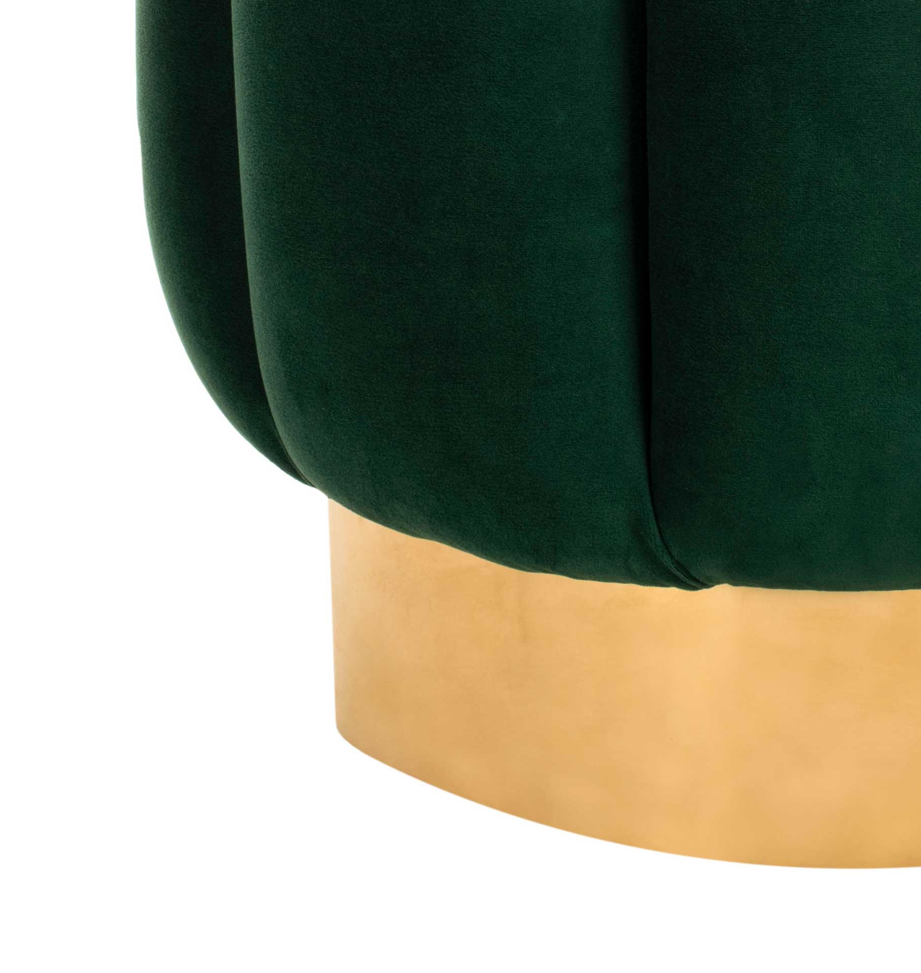 Maleah Channel Tufted Otttoman Emerald - Image 3