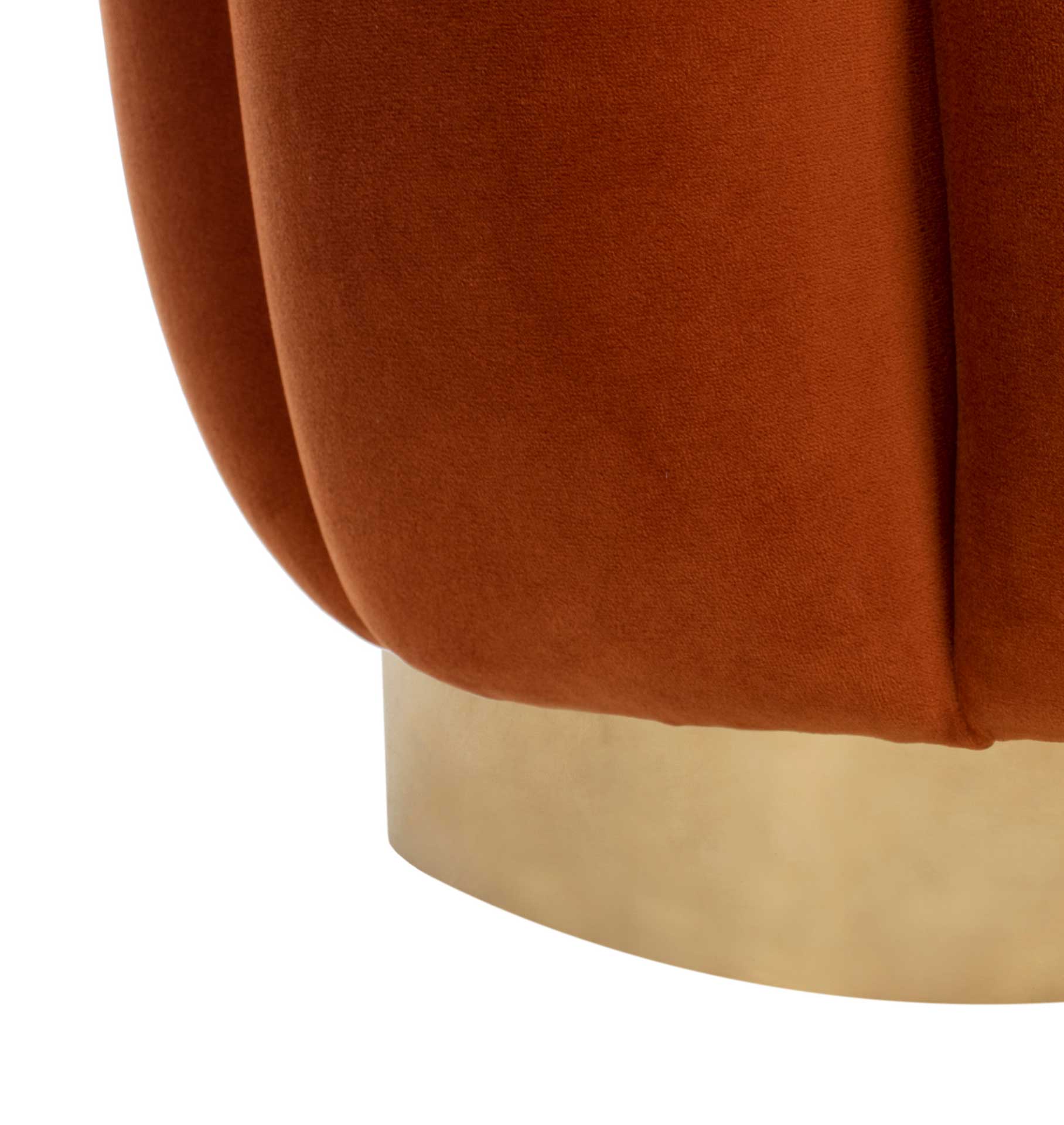 Maleah Channel Tufted Otttoman Sienna - Image 3