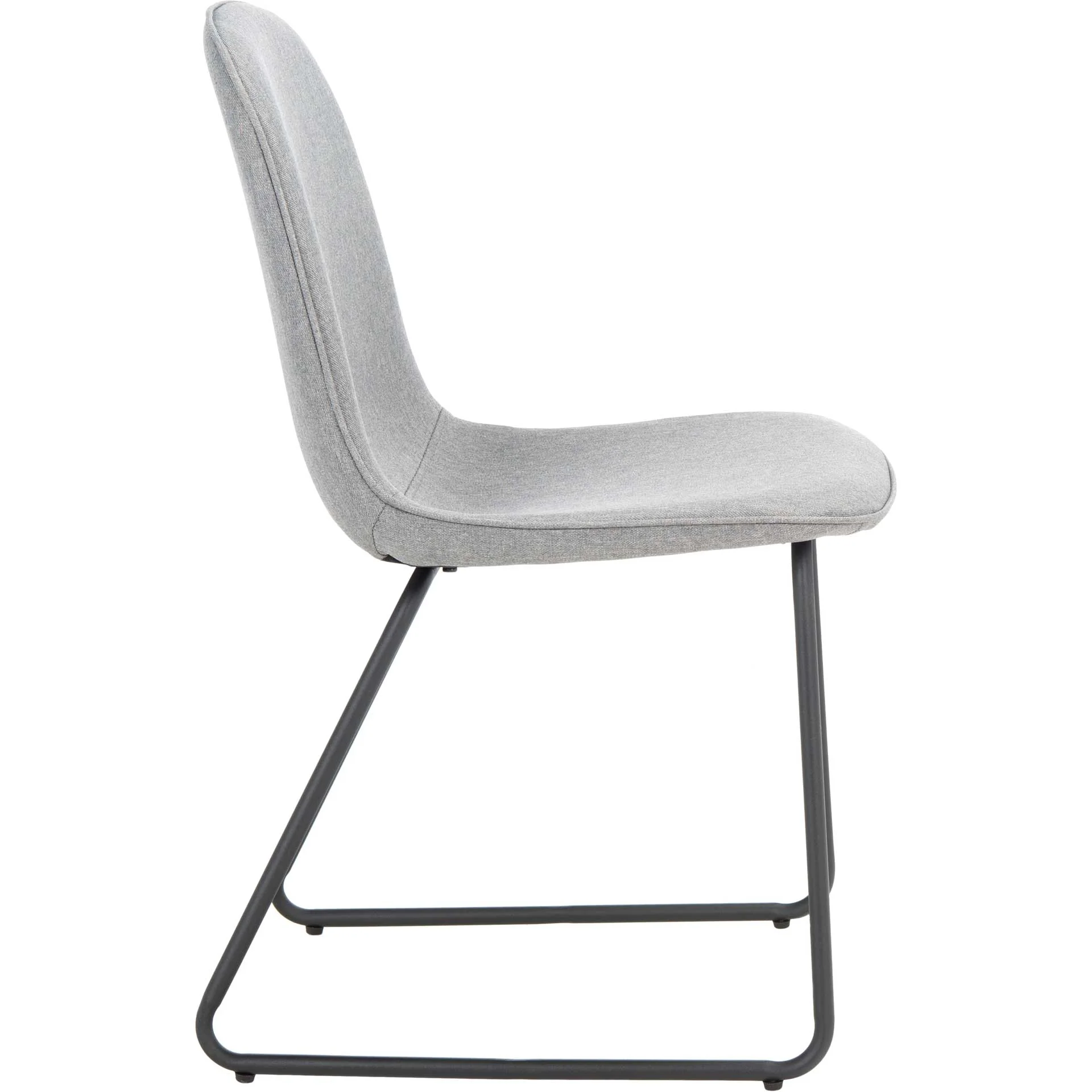 Mallory Dining Chair Gray/Black (Set of 2) - Image 3