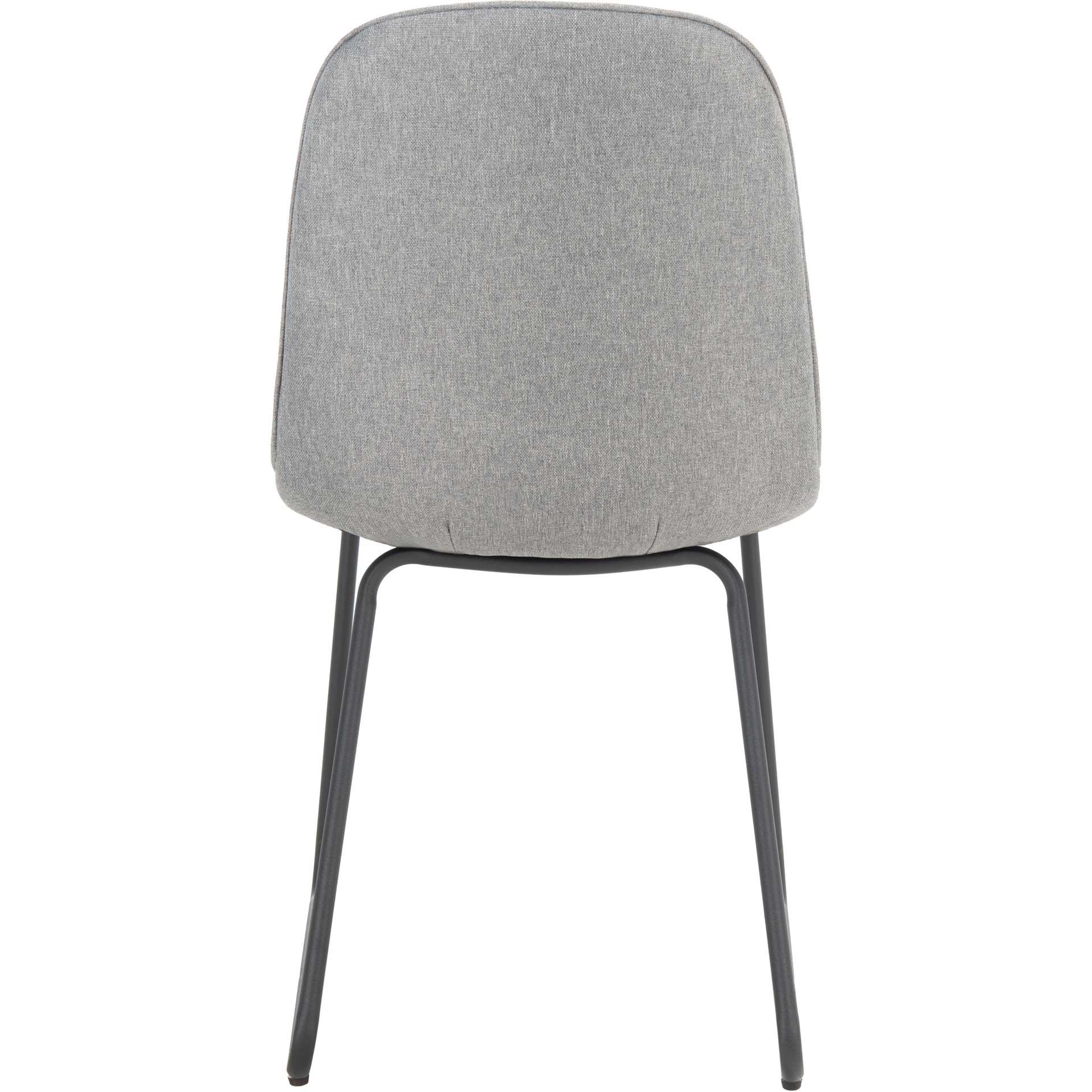 Mallory Dining Chair Gray/Black (Set of 2) - Image 4