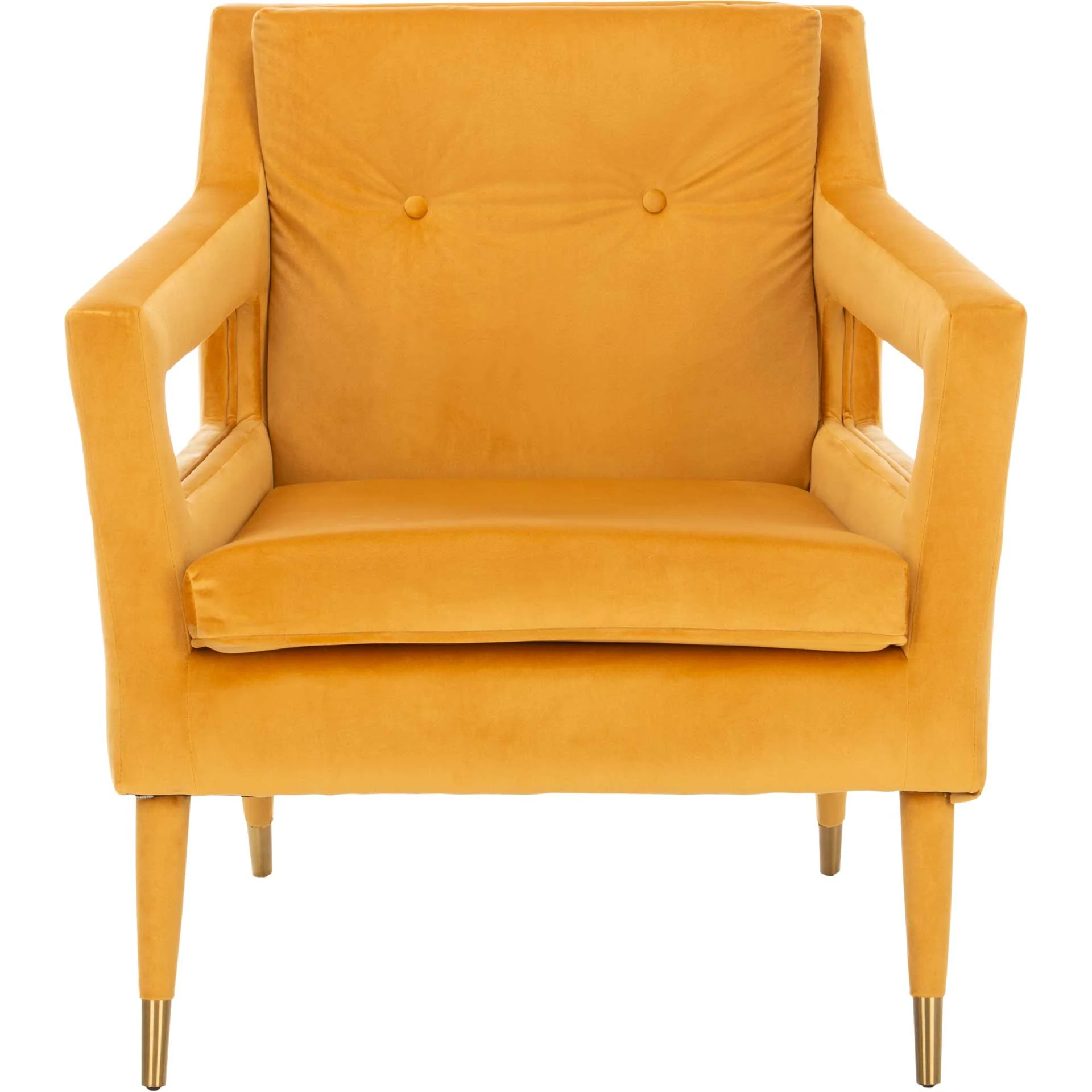 Malloy Tufted Accent Chair Marigold - Image 2